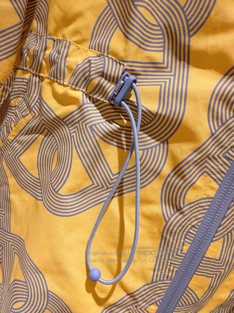 Hermes Hermes Pig Nose Hooded Windbreaker Yellow Size XS / US 0-2 / IT 36-38 - 6 Thumbnail