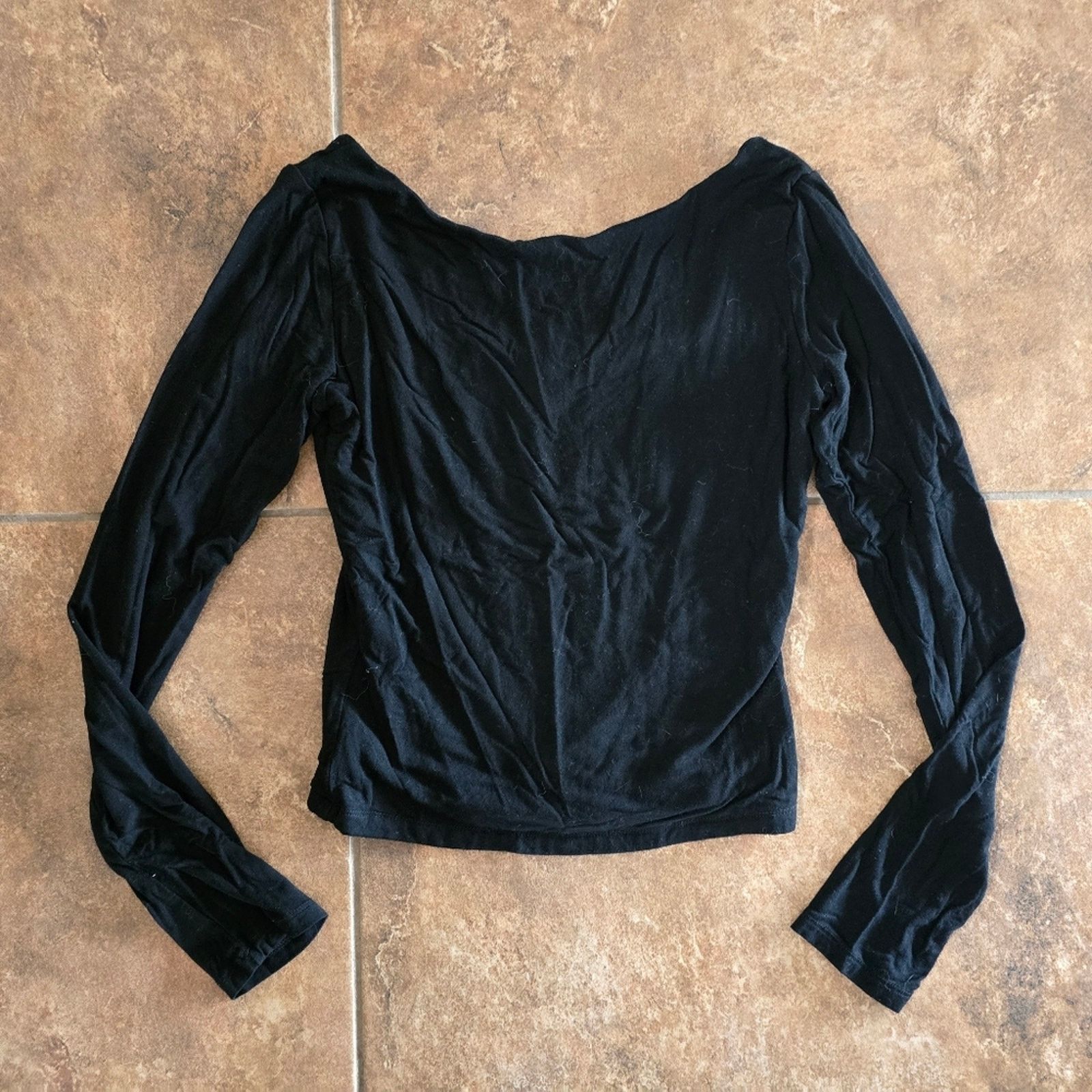 Other Black Squared Neck | ABARDSION | Long Sleeve Size S / US 4 / IT 40 - 2 Thumbnail