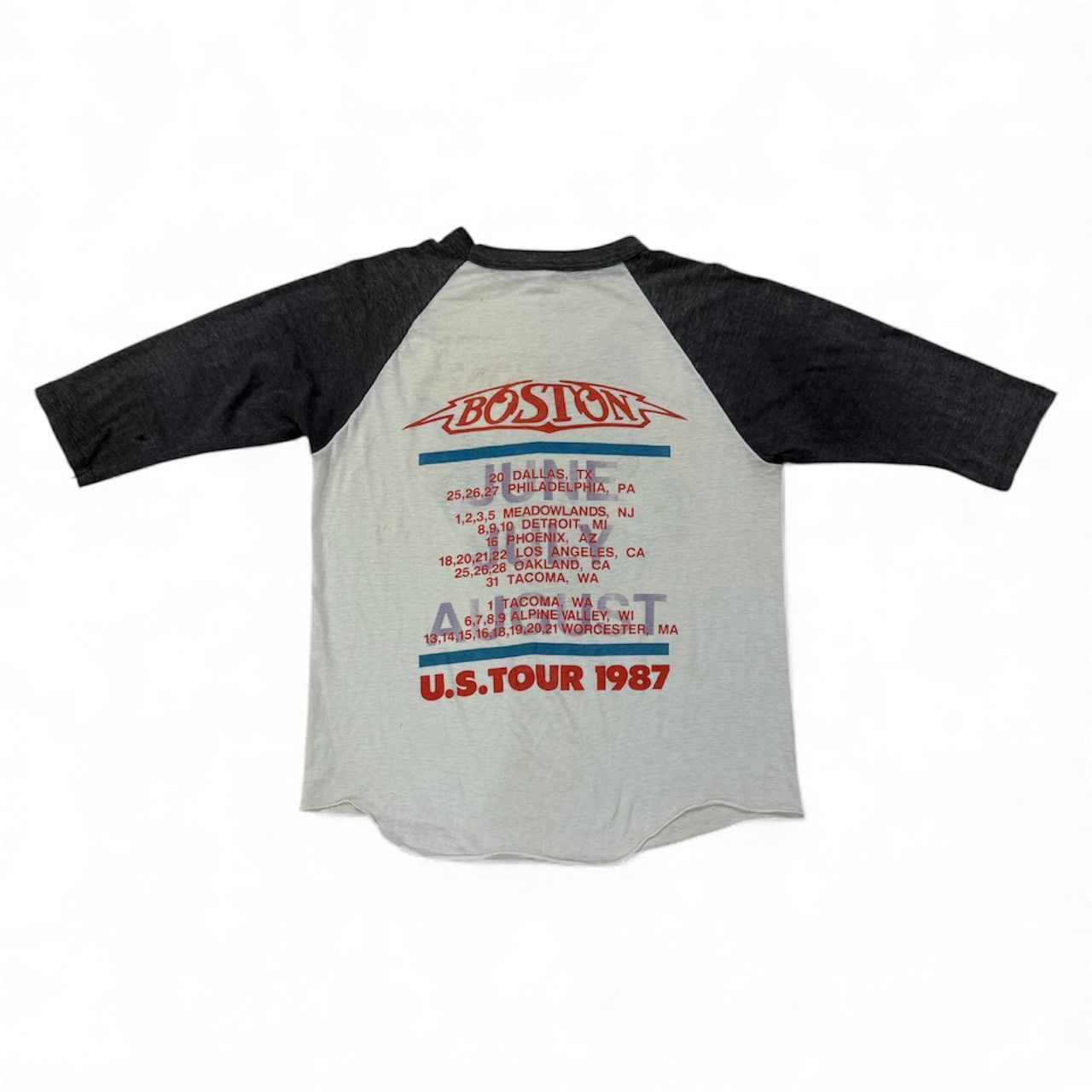 Band Tees Vintage Boston U.S Tour 1987 bandtees Size US L / EU 52-54 / 3 - 2 Thumbnail