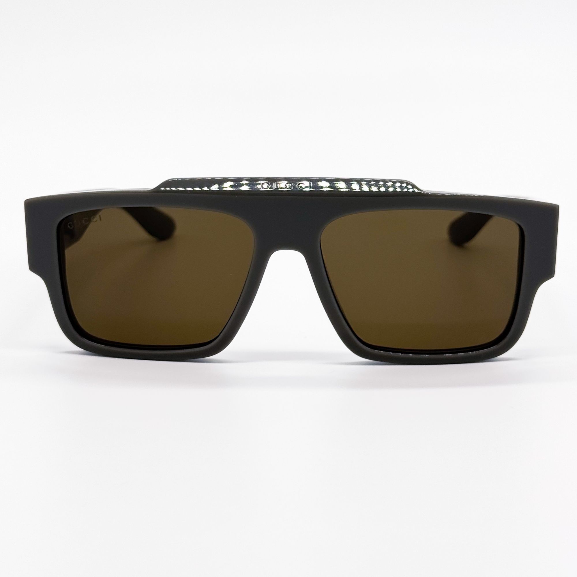 Gucci NEW GG1460S 003 GUCCI UNISEX GRAY BROWN SUNGLASSES GUCCI Size ONE SIZE - 4 Thumbnail