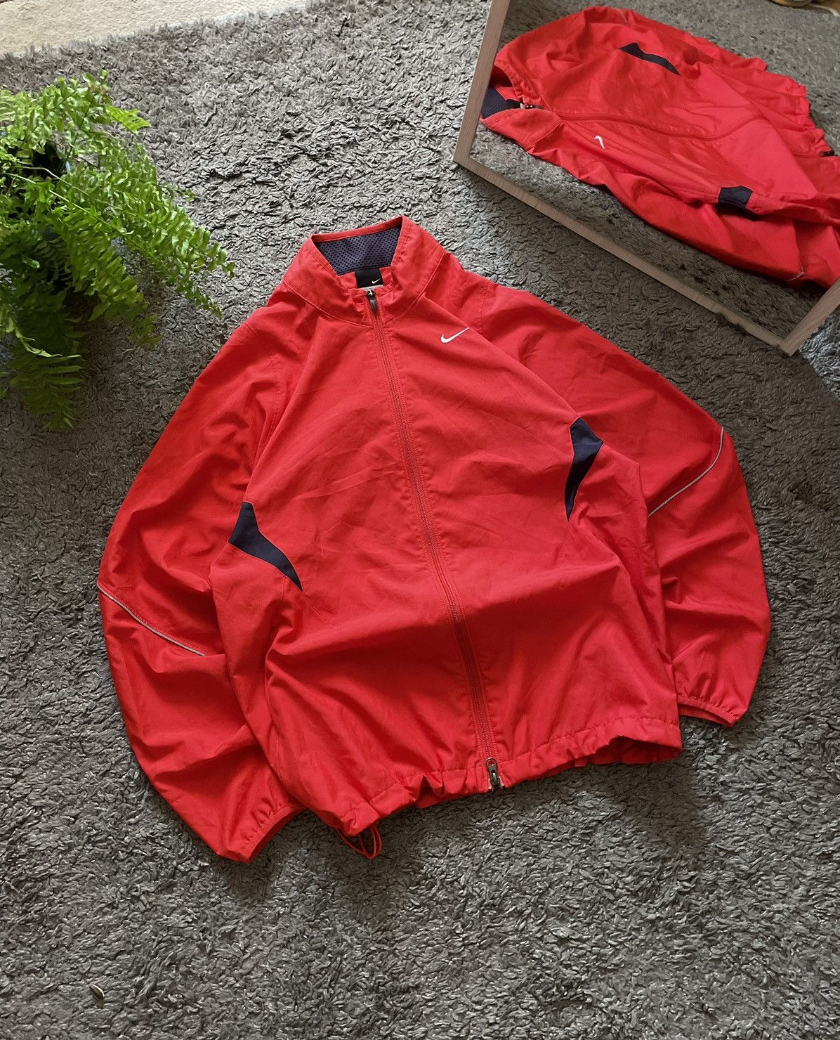 Nike × Vintage 00s Nike Vintage Light Jacket Streetwear Logo Swoosh Rare Size US S / EU 44-46 / 1 - 2 Thumbnail