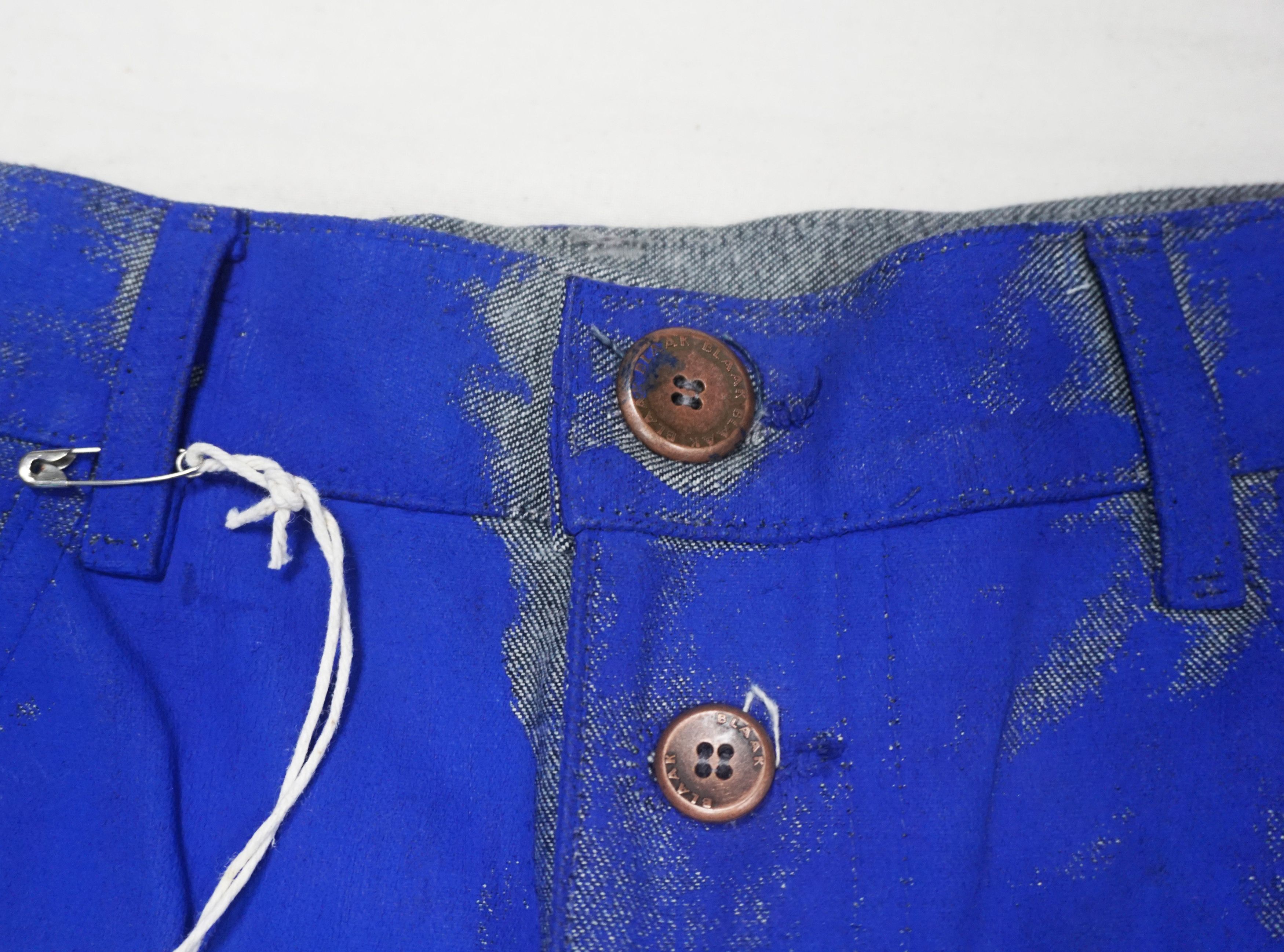 Designer × Vintage Blaak Blue Denim Pants Size 36" / US 14 / IT 50 - 3 Thumbnail