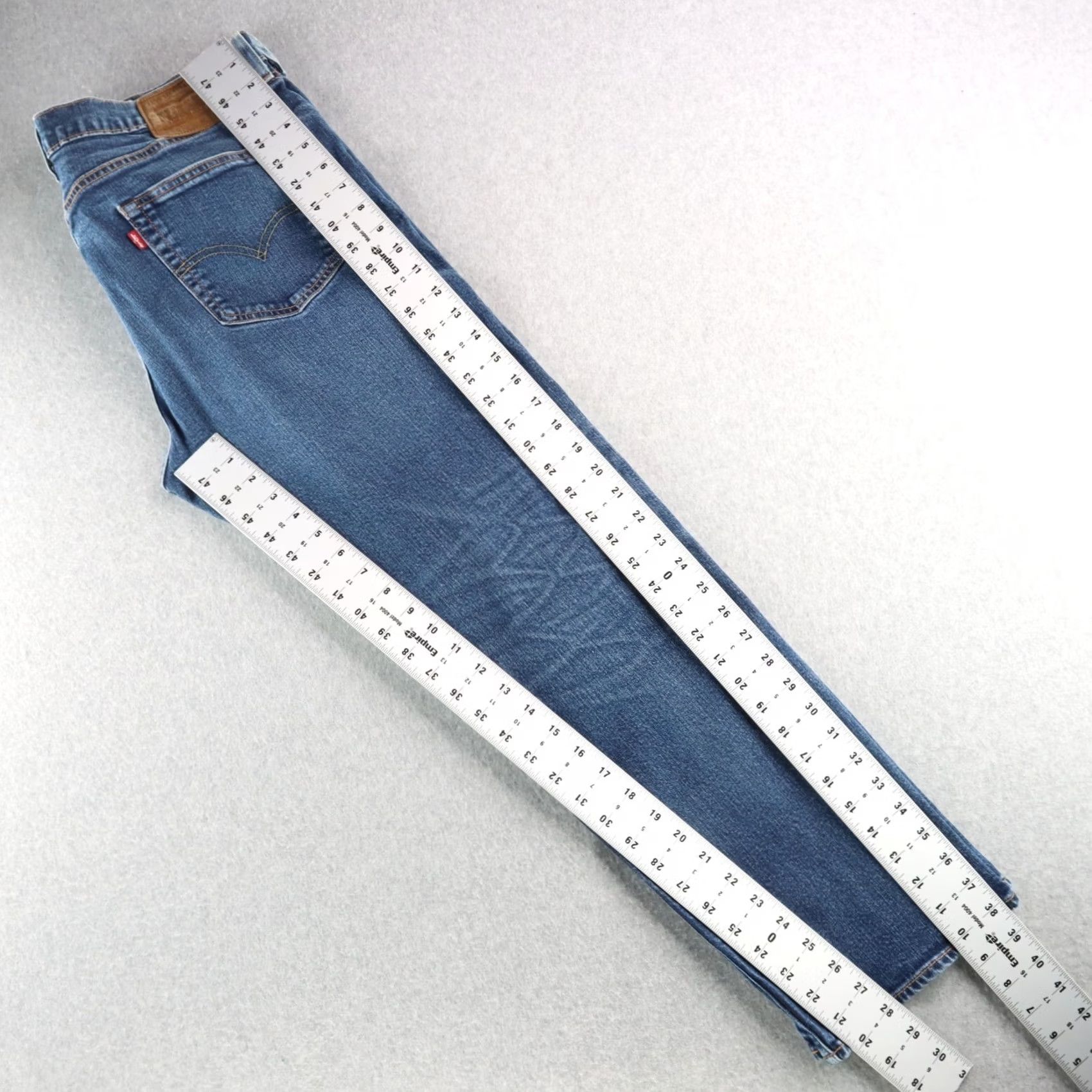 Levi's Levi’s Premium 505 Big E Jeans 35x30 Medium Blue Levi’s 505 Straight Adult Mens Jeans Size US 35 - 7 Thumbnail