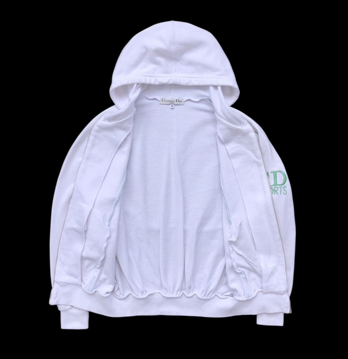 Christian Dior Monsieur Christian Dior Sport Embroidery Logo Hoodie ZipperSweatshirt Size M / US 6-8 / IT 42-44 - 2 Thumbnail