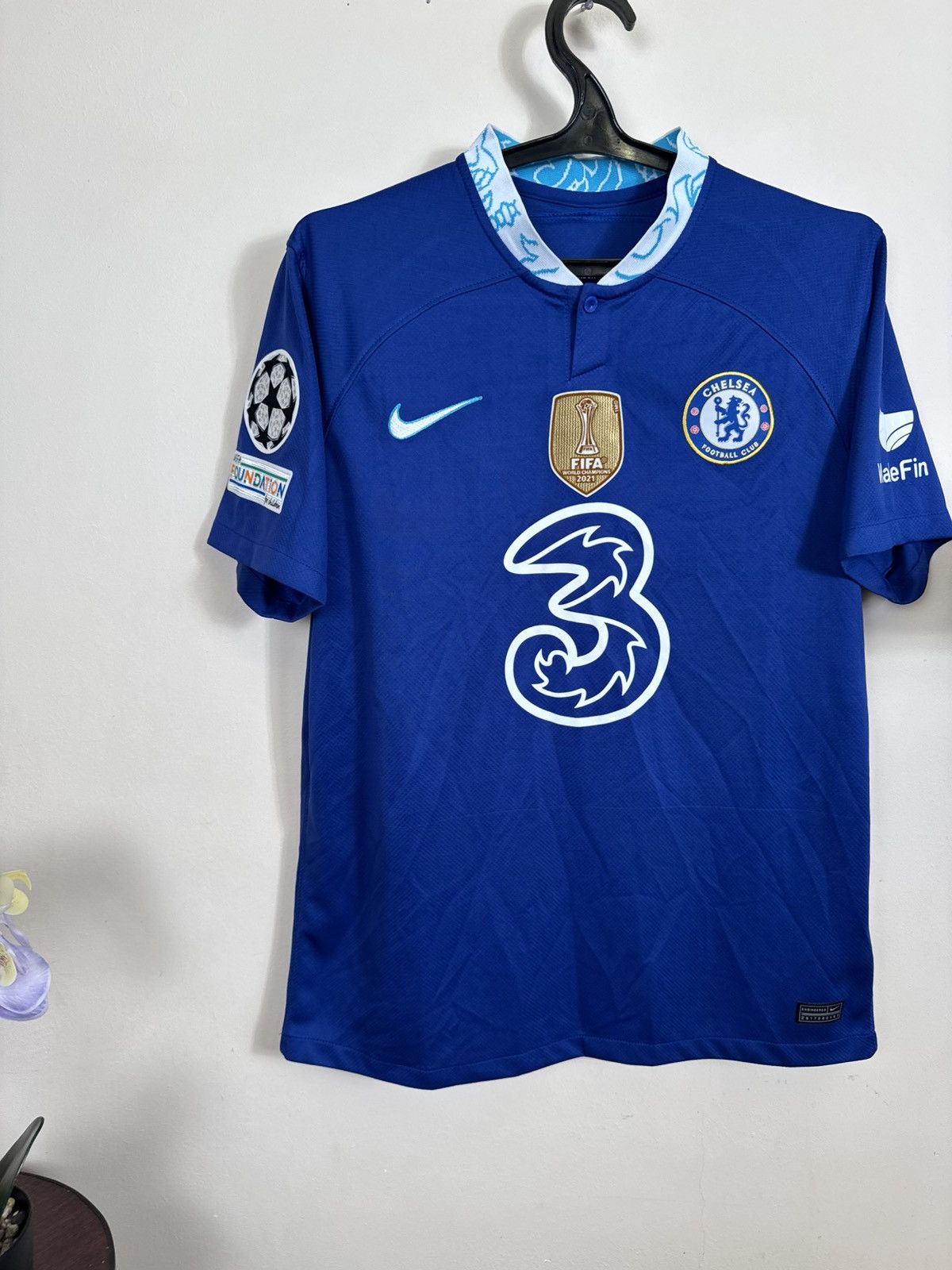 Nike Nike Chelsea Jersey 2022-23 Home L Mens Fifa World Champions Size US L / EU 52-54 / 3 - 11 Thumbnail