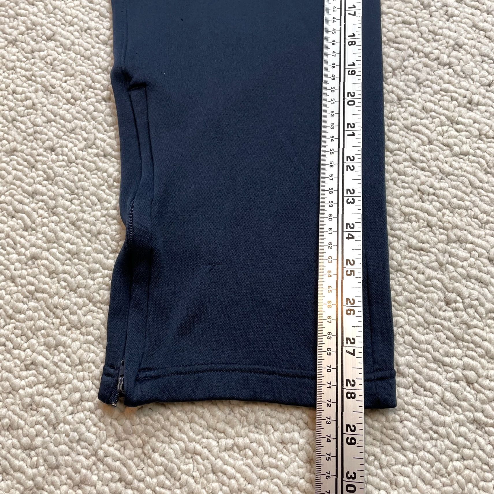 Champion Champion Sweatpants Womens Large Navy Blue Ankle Zip Pockets 30x28.5 Size 36" / US 14 / IT 50 - 7 Thumbnail