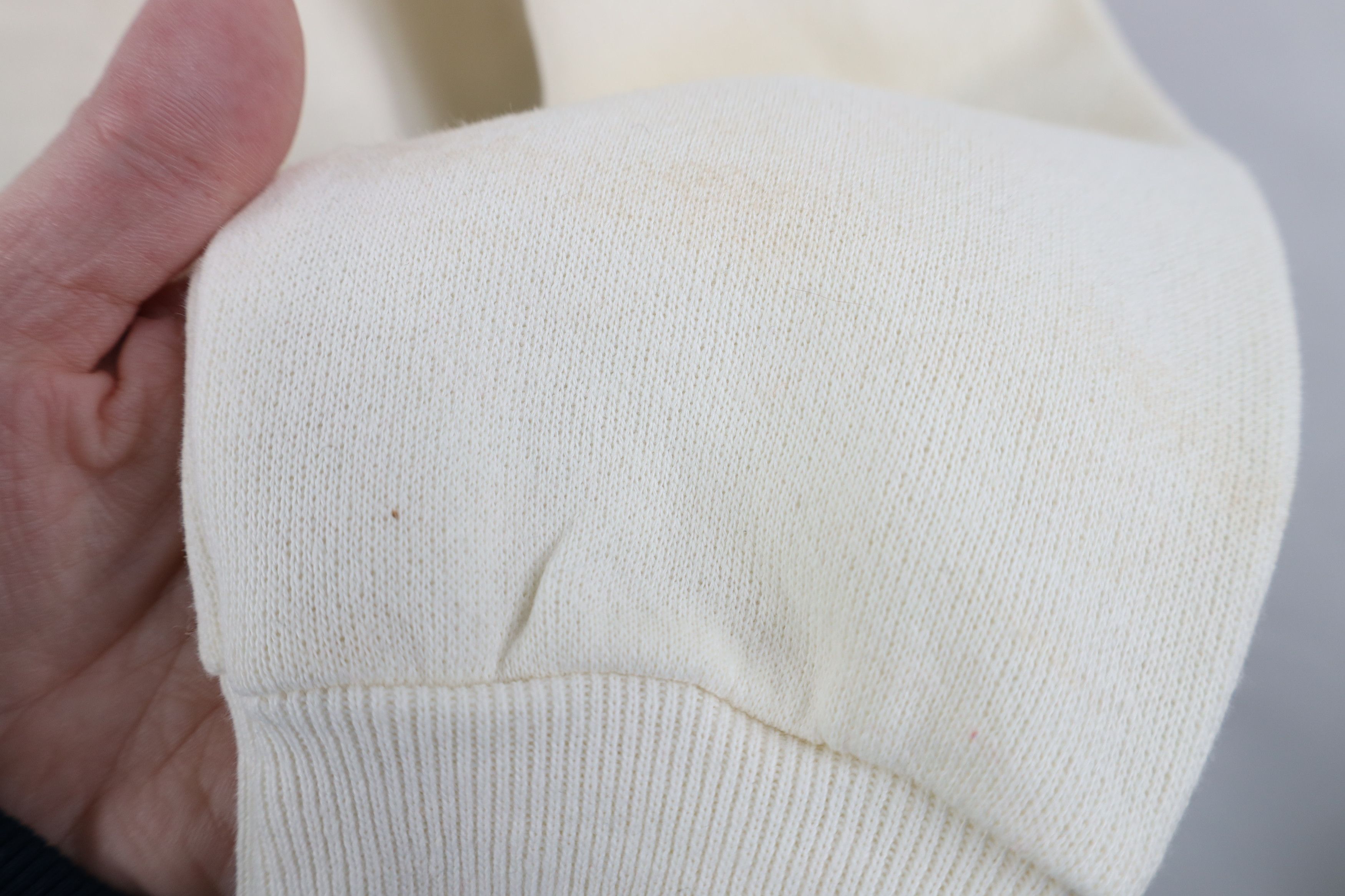 Hanes Vintage 80s Hanes Blank Raglan Crewneck Sweatshirt Cream USA Size M / US 6-8 / IT 42-44 - 9 Thumbnail