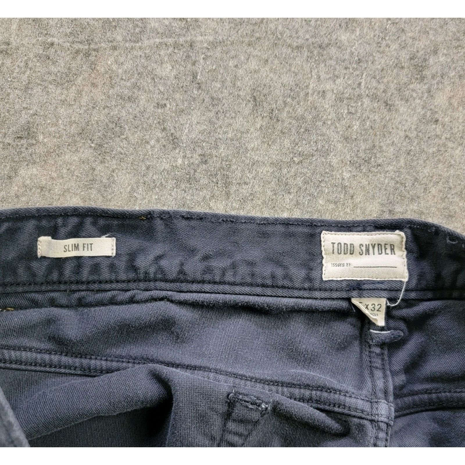 Todd Snyder Todd Snyder Italian Moleskin Slim Fit Chino Pants 5-Pocket Size US 35 - 10 Thumbnail