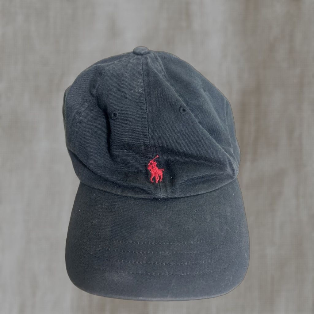 Polo Ralph Lauren Polo Ralph Lauren Baseball Cap Hat Strap Back Dad Black Cotton Adjustable One Size Men Mens Size US M / EU 48-50 / 2 - 1 Thumbnail