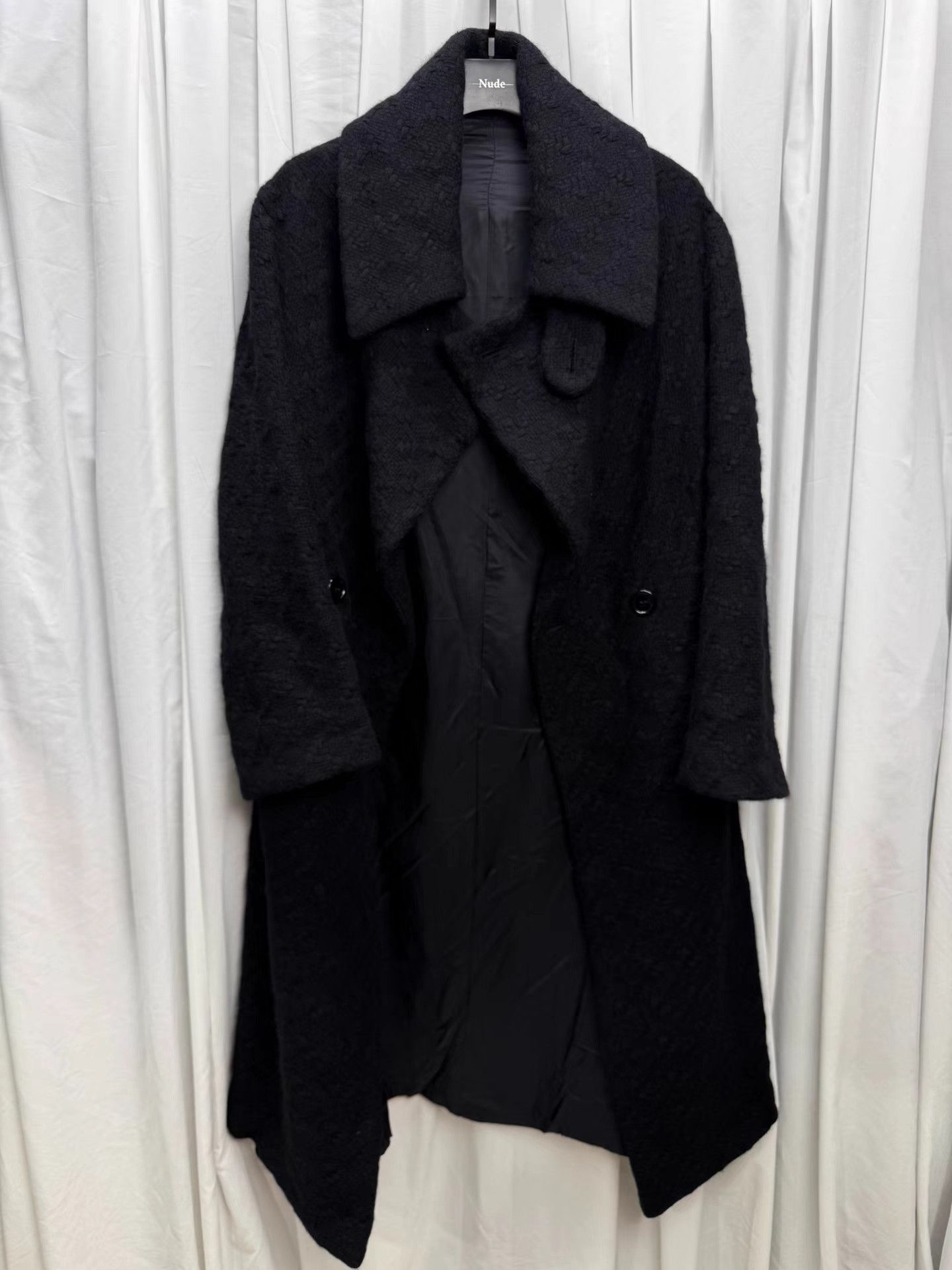 Yohji Yamamoto Yohji Yamamoto Main Line Chunky Knit Wool Coat K20 Size US M / EU 48-50 / 2 - 1 Thumbnail