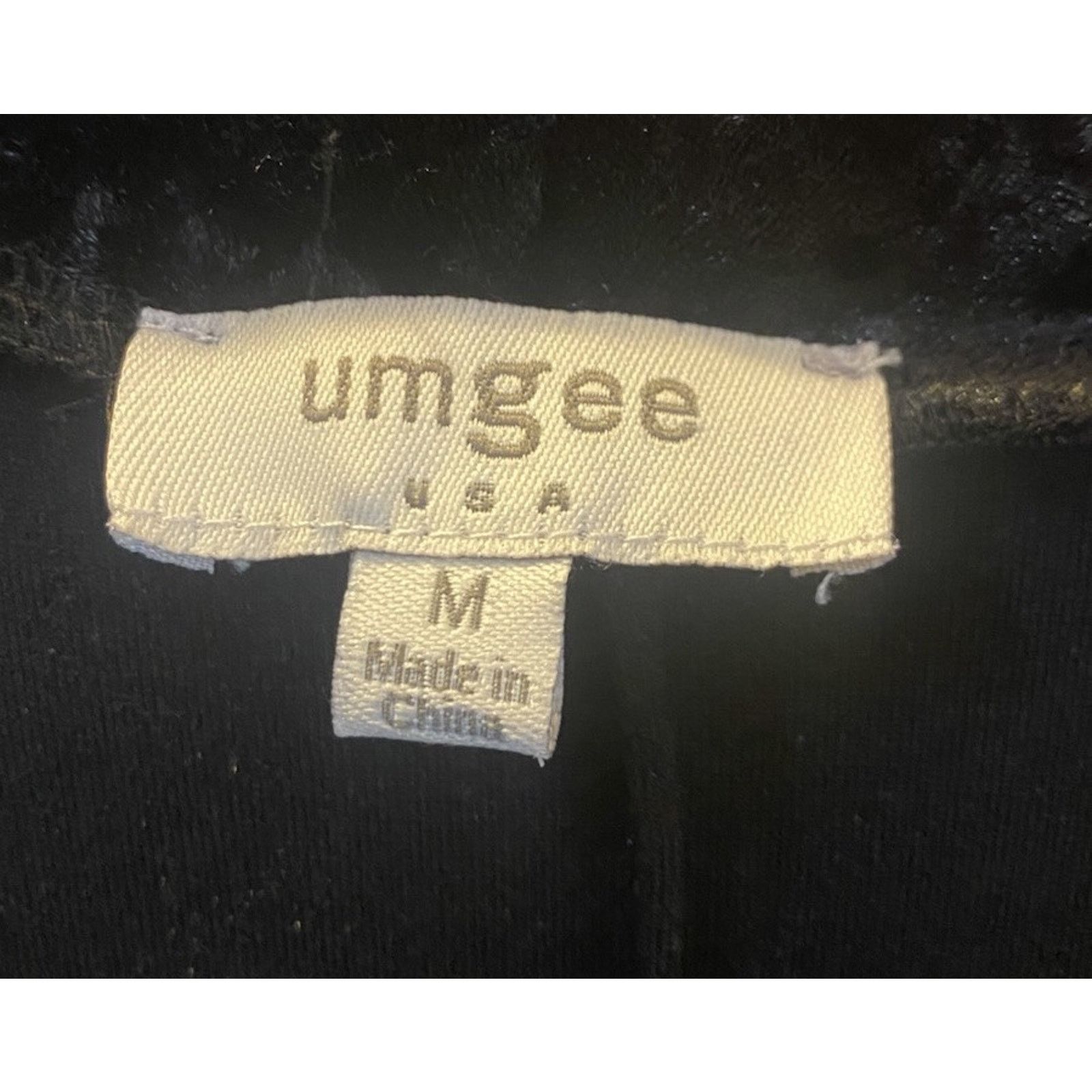 Other Umgee Velvet Black Top Women’s Shirt Medium Size M / US 6-8 / IT 42-44 - 2 Thumbnail