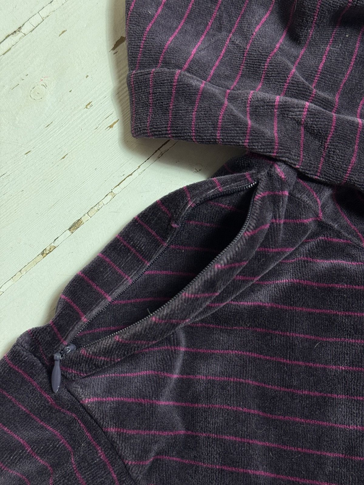 Nike VINTAGE VELOUR NIKE 2000s ZIP UP HOODIE Size XL / US 12-14 / IT 48-50 - 7 Thumbnail