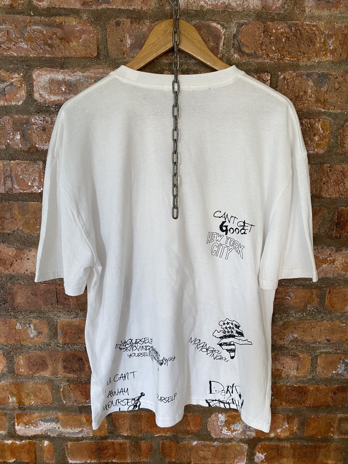 In The Attic × Japanese Brand × Le Grande Bleu (L.G.B.) Iconic Punk and Gothic Black rose poem tee Size US XL / EU 56 / 4 - 9 Thumbnail