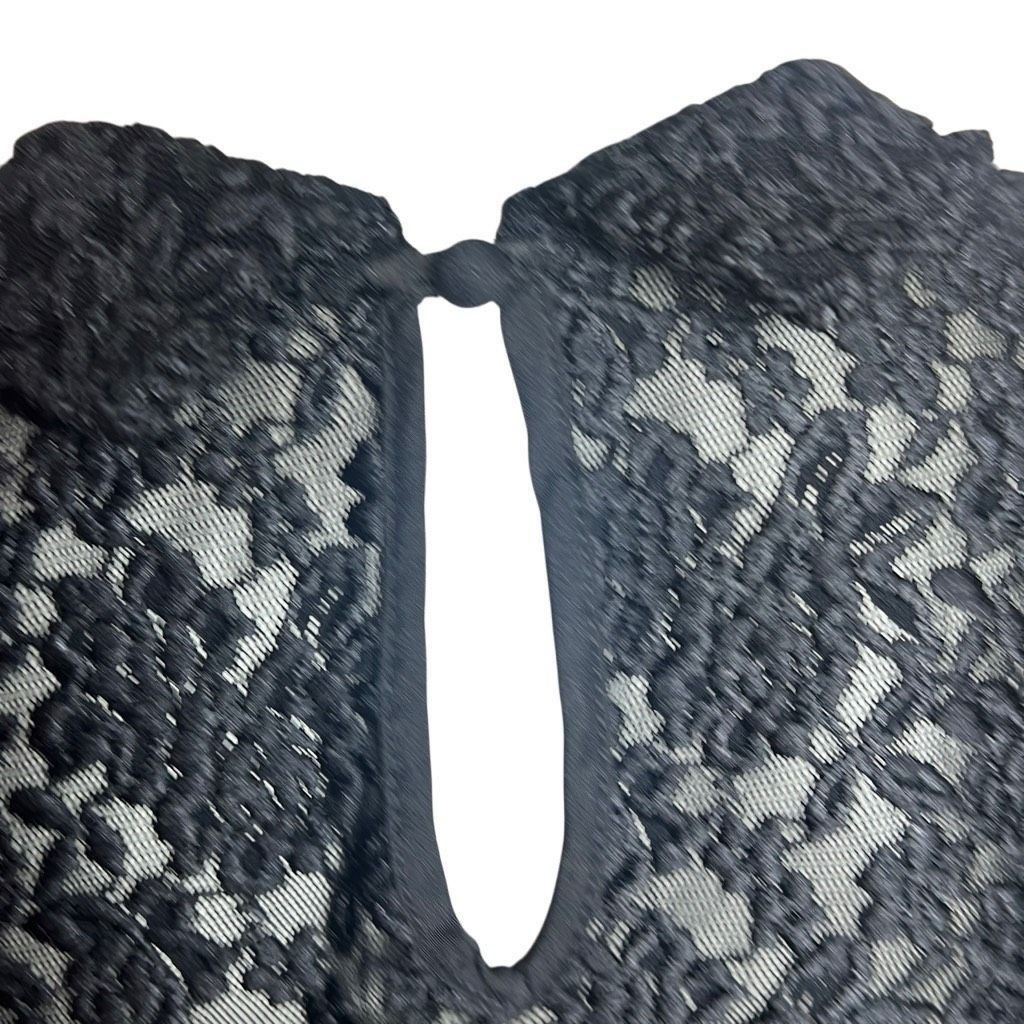 Cosa Nova Kova & T Black Lace Long-Sleeve Top Size S / US 4 / IT 40 - 7 Thumbnail