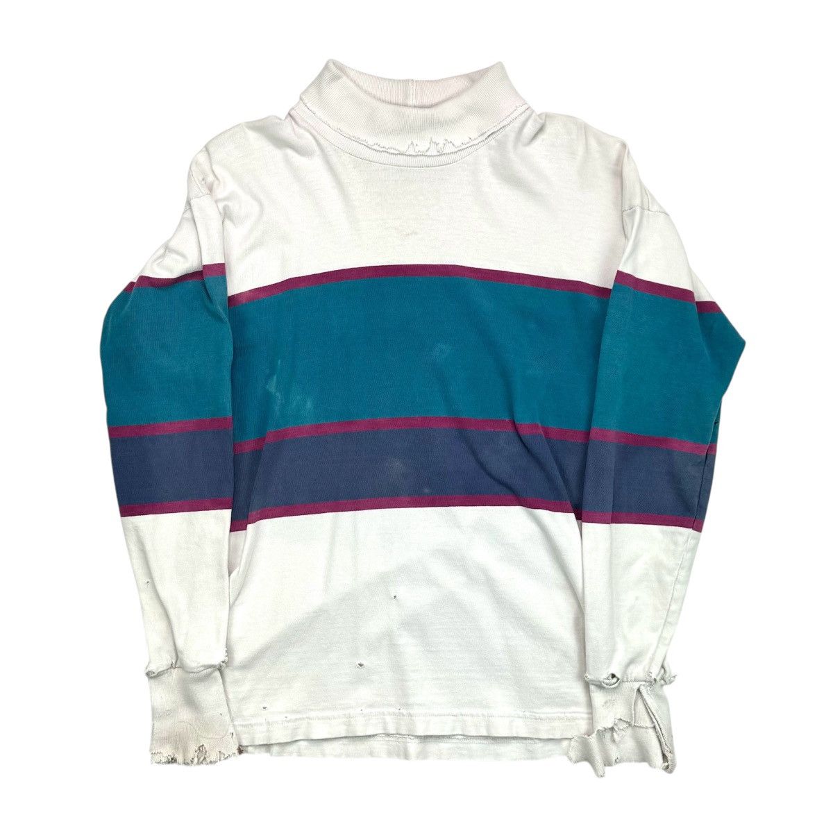 American Eagle Outfitters VINTAGE 70'S THRASHED FADED TURTLE NECK Size US M / EU 48-50 / 2 - 2 Thumbnail