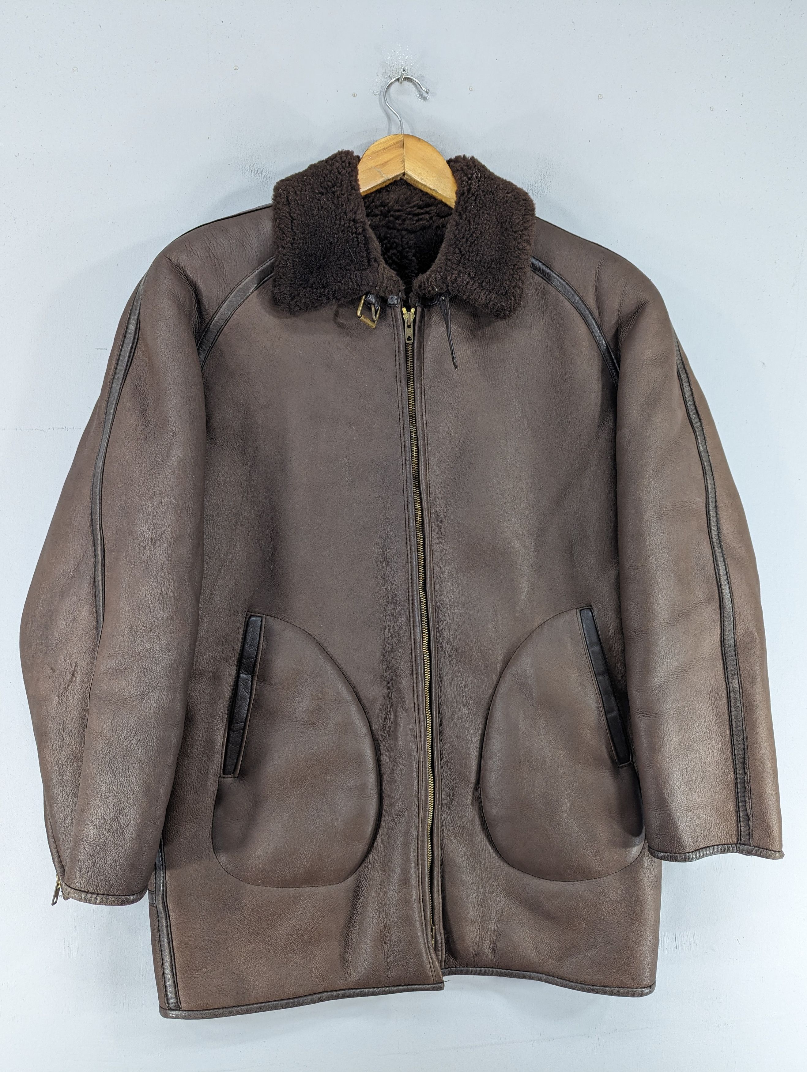 Kenzo Vintage Kenzo Paris Shearling Sherpa Leather Jacket Size US M / EU 48-50 / 2 - 2 Thumbnail