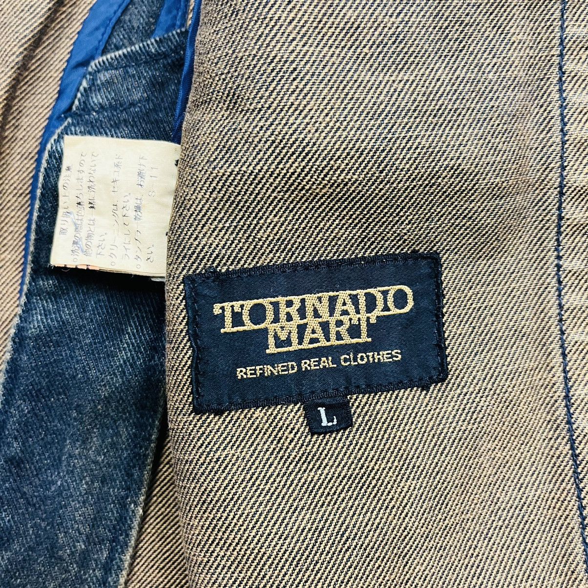 If Six Was Nine 2000s Tornado Mart - Extreme Mud Wash Denim Jacket Size US L / EU 52-54 / 3 - 10 Thumbnail