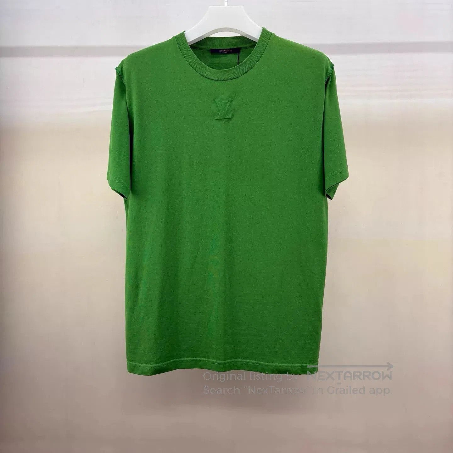 Louis Vuitton Green Short Sleeve Crewneck T. Size US L / EU 52-54 / 3 - 1 Thumbnail
