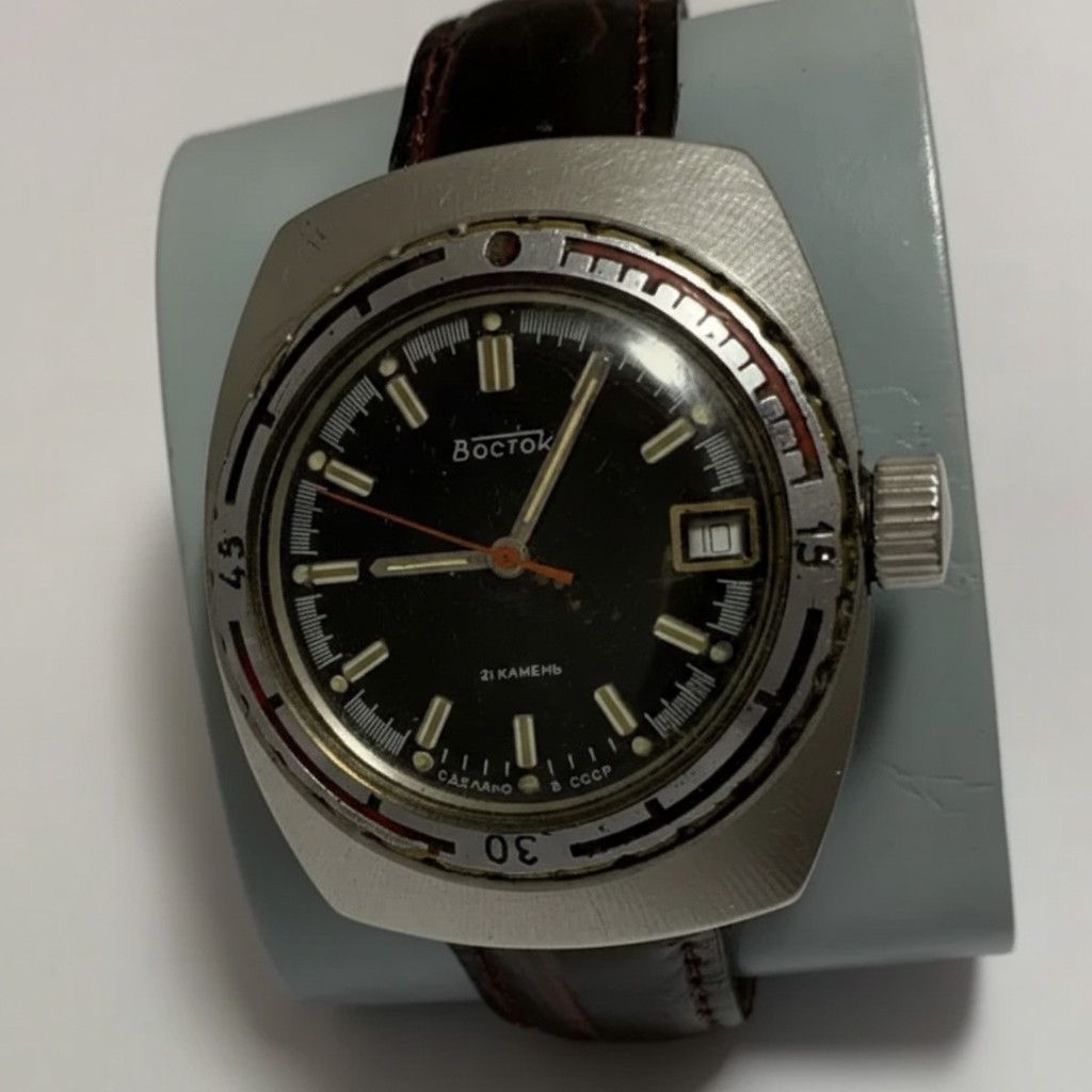 Vintage Vintage Vostok Amphibia Barrel Case USSR Watch 2114A Size ONE SIZE - 6 Thumbnail