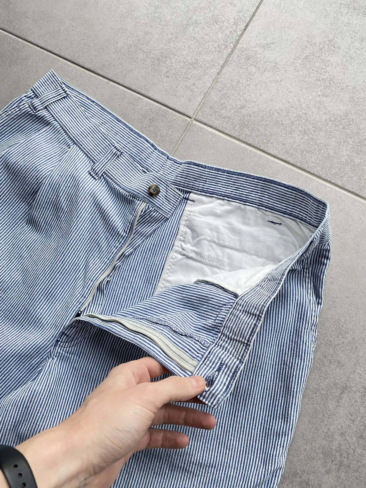 Other Vintage Casual Striped Pants Size US 32 / EU 48 - 6 Thumbnail