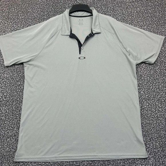 Oakley Oakley Golf Polo Shirt Men Gray Regular Fit Collared 2XL Size US XXL / EU 58 / 5 - 1 Thumbnail