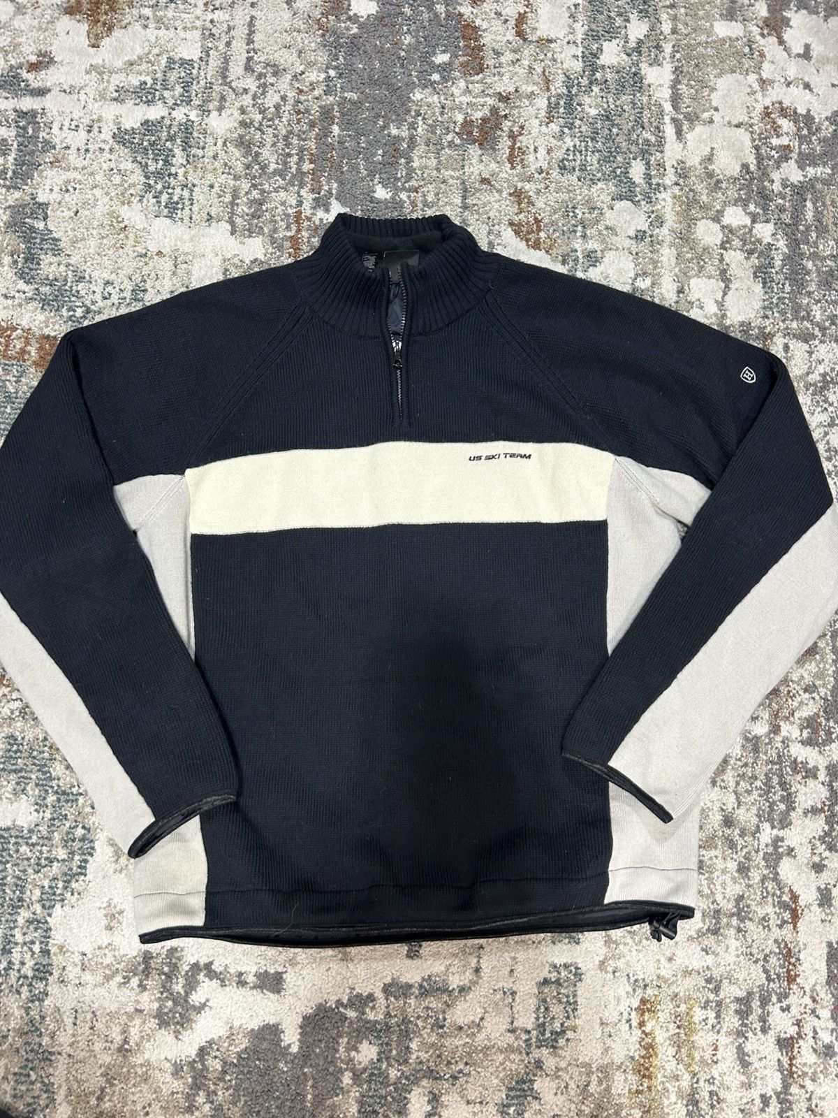 Vintage Y2K Tommy Hilfiger US Ski Team 1/4 Zip Pullover Fleece Size US XL / EU 56 / 4 - 1 Thumbnail
