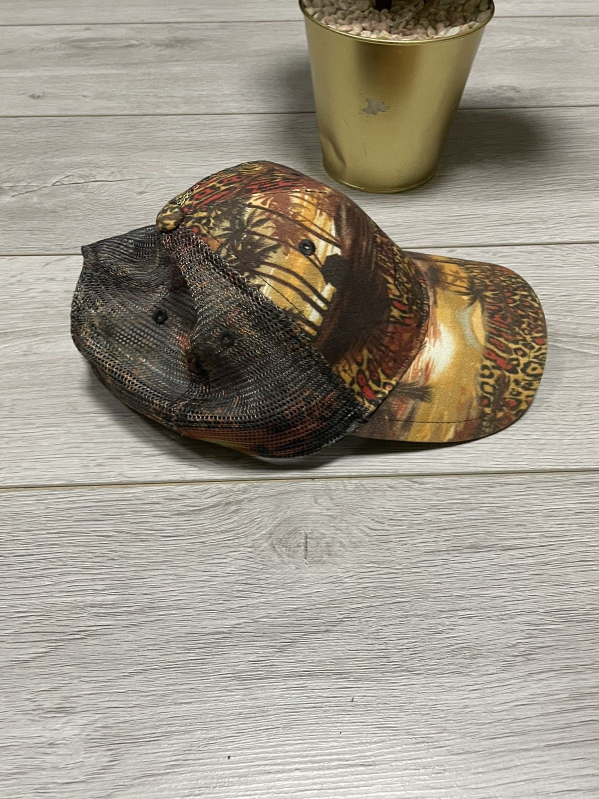 Allsaints Allsaints safari leopard trucker cap hat all over palms Size ONE SIZE - 8 Thumbnail