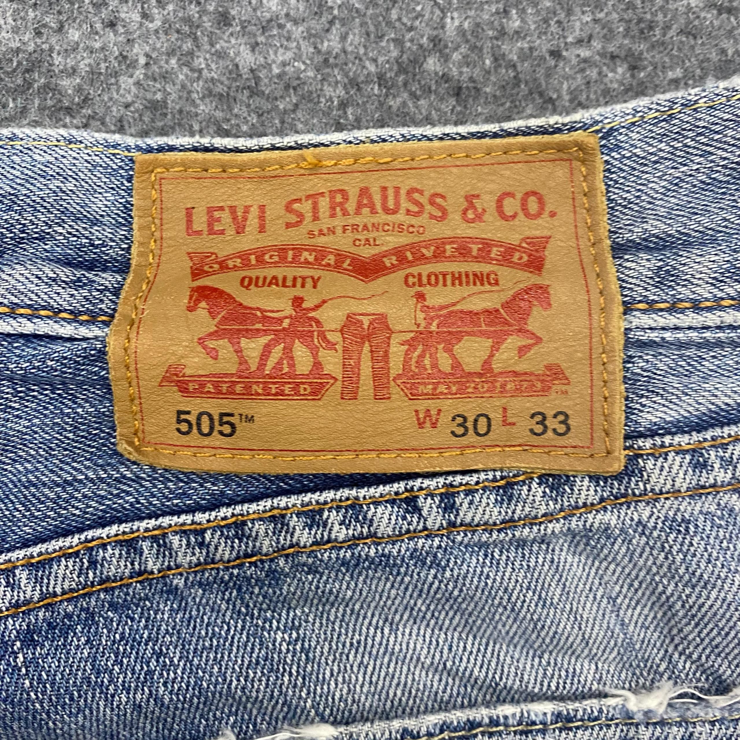 Levi's 💥Best Offer💥Vintage Levis 505 Distressed Denim Size US 30 / EU 46 - 16 Thumbnail
