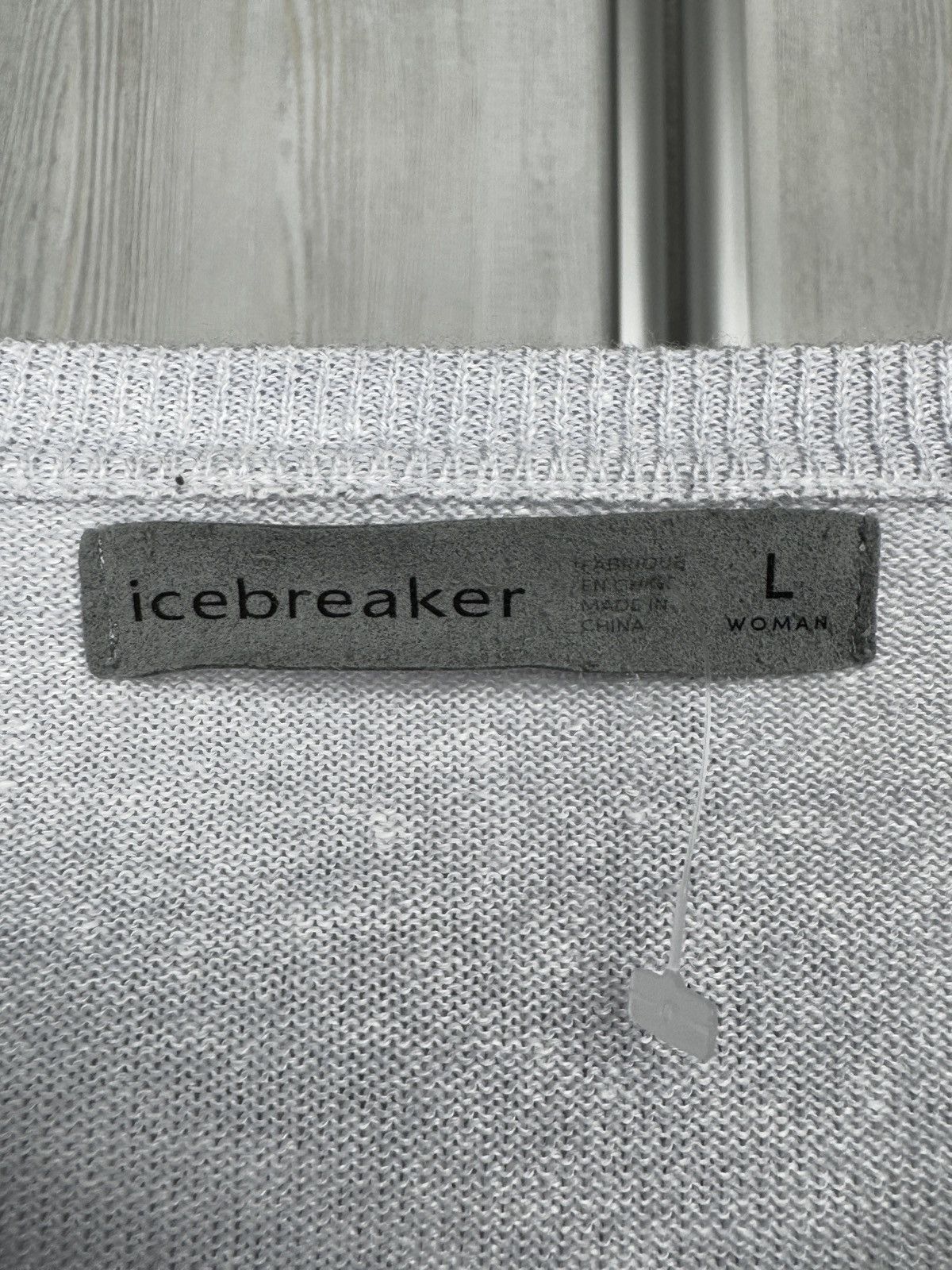 Icebreaker Icebreaker Wool Linen grey outdoor hiking sweater size L Size L / US 10 / IT 46 - 9 Thumbnail