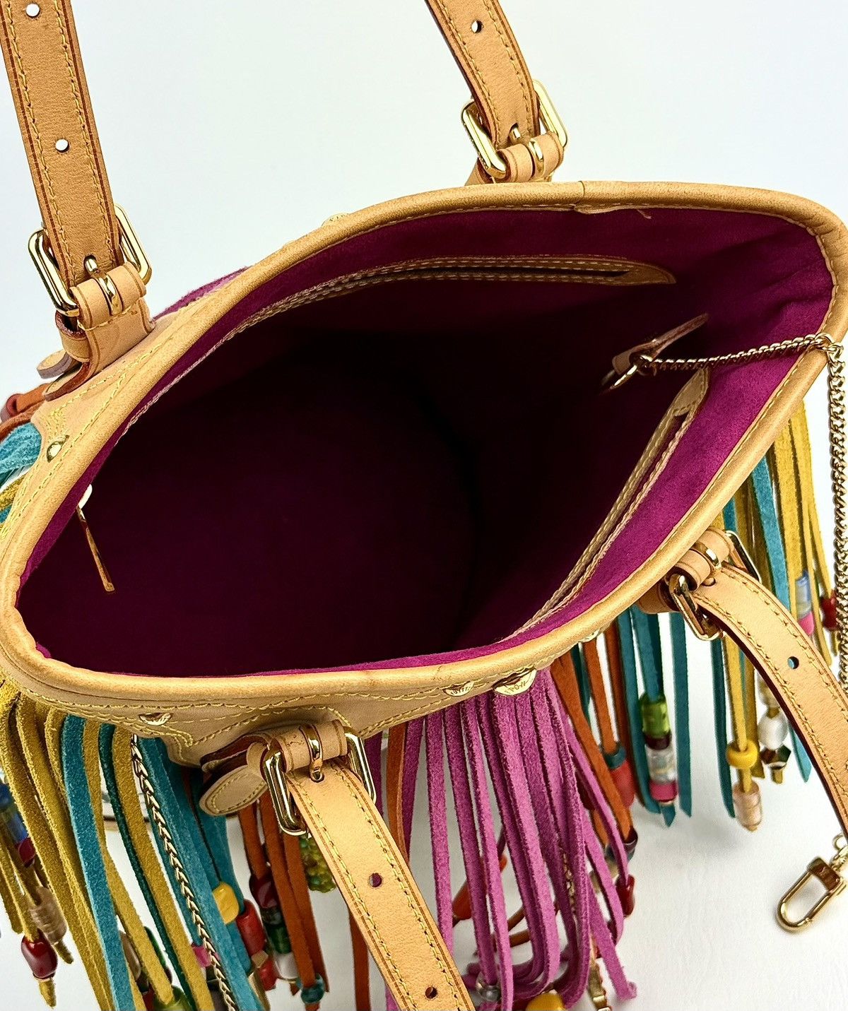 Louis Vuitton × Takashi Murakami Louis Vuitton - Murakami - SS06 - Multicolor - Fringe Bucket Size ONE SIZE - 20 Thumbnail