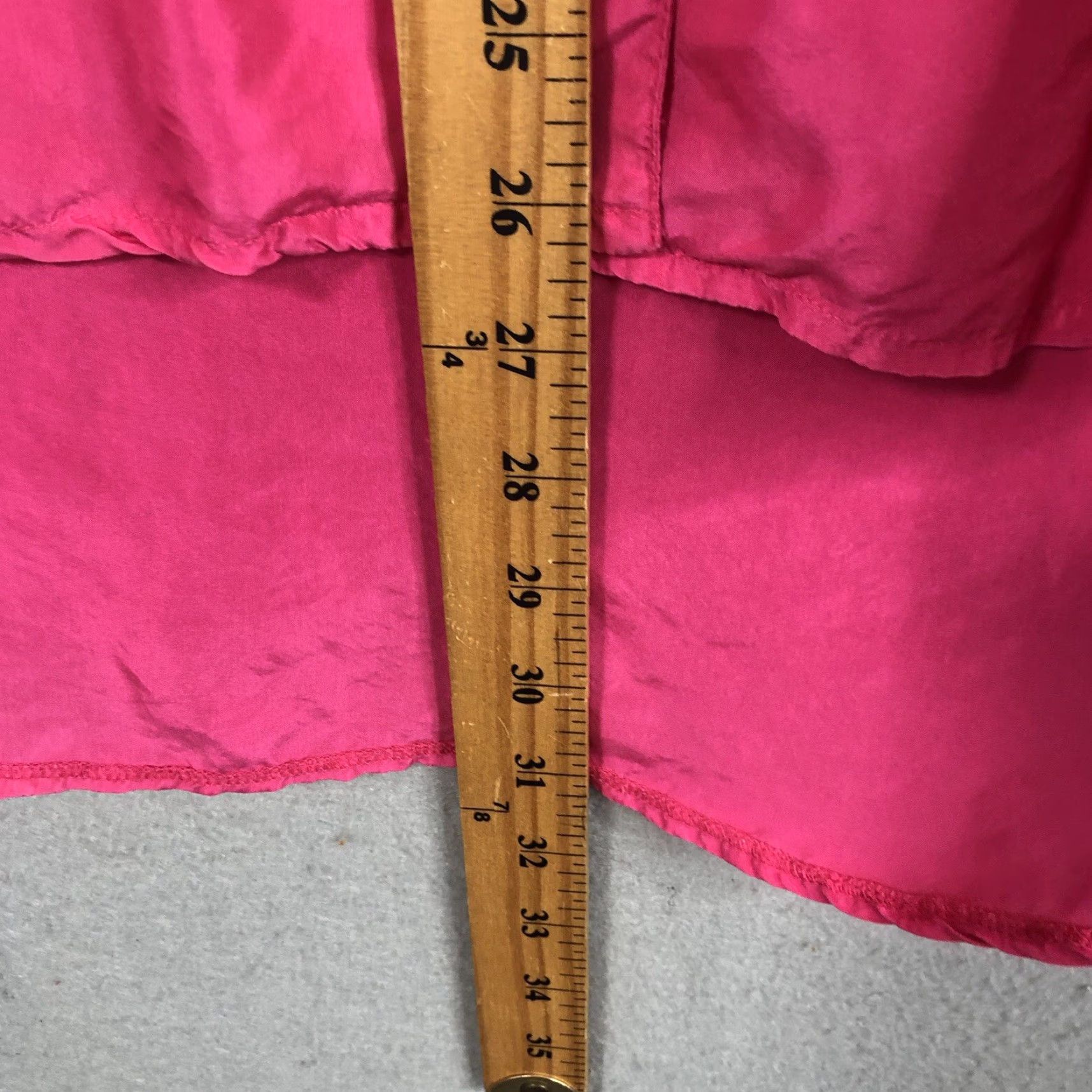 Vintage VINTAGE Christia & Jill Top Shirt Womens Small Hot Pink 100% Silk Berry Airy (No N/A) Size S / US 4 / IT 40 - 5 Thumbnail