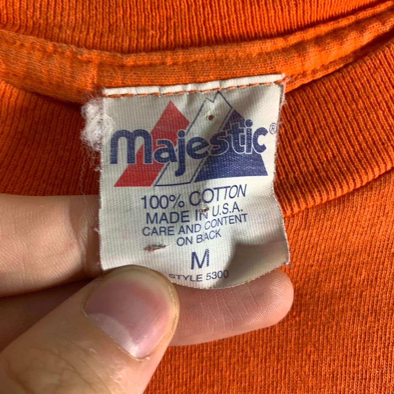 NFL vintage 90s NFL CLEVELAND BROWNS single stitch tee shirt M Size US M / EU 48-50 / 2 - 5 Thumbnail
