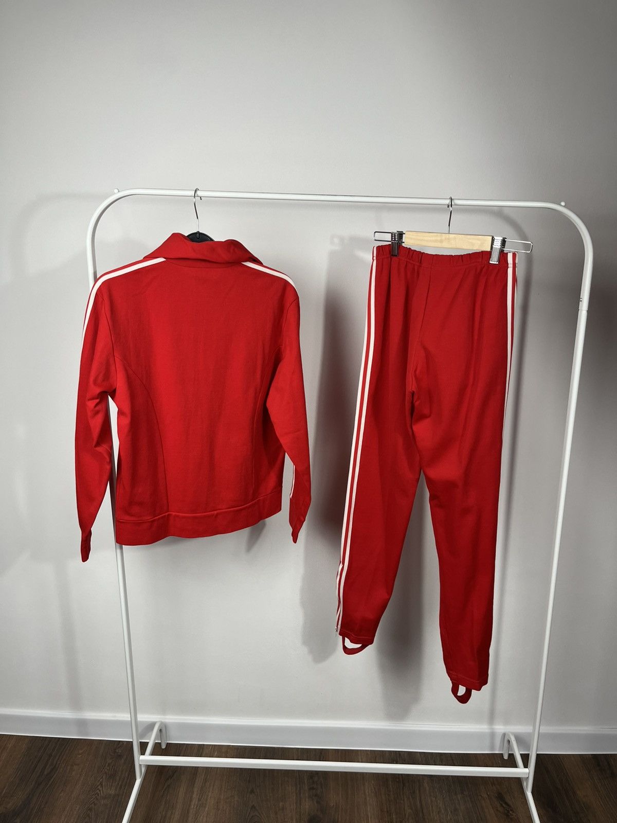 Adidas Vintage Adidas Red Tracksuit Jacket Pants Set Size XXS Size XXS / US 00 / IT 34 - 15 Thumbnail