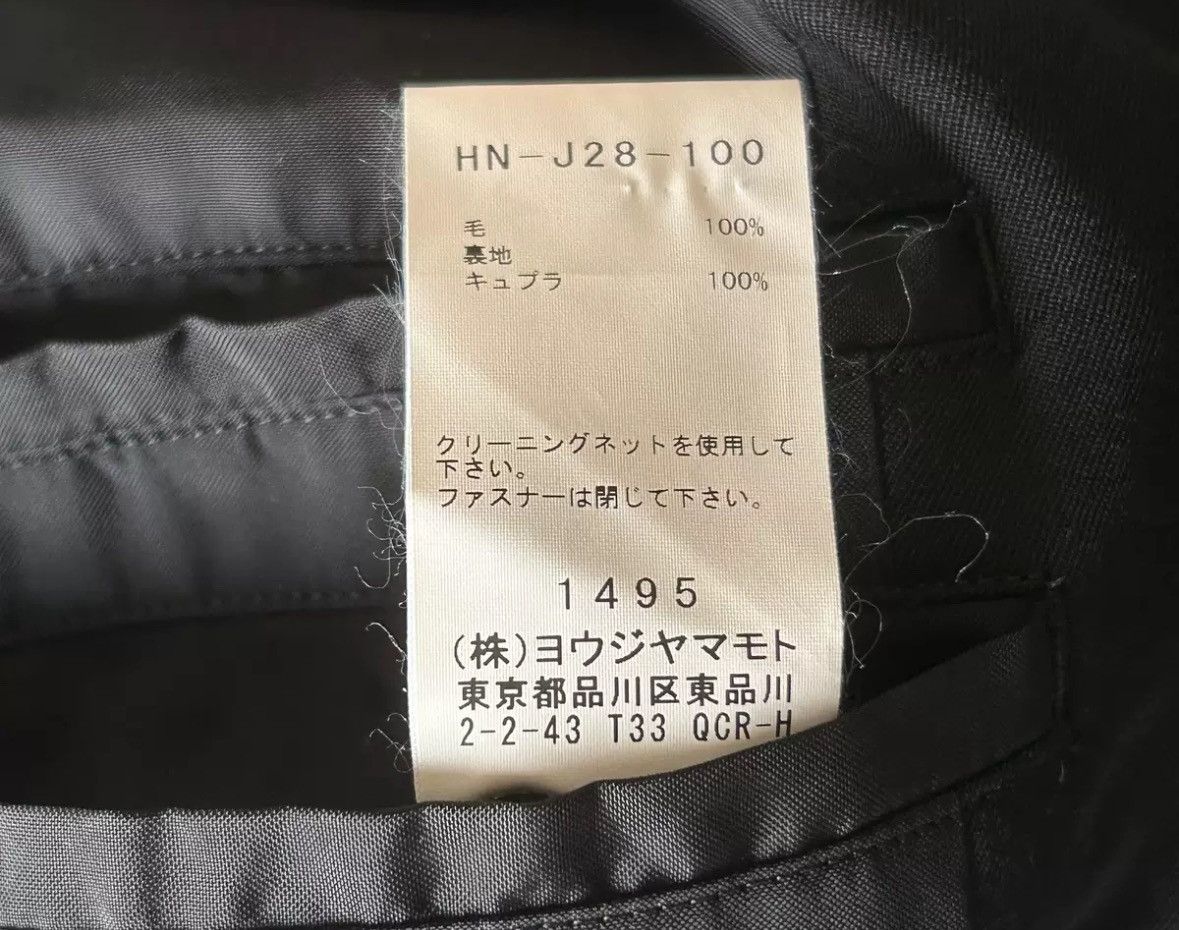 Yohji Yamamoto Yohji Yamamoto 20ss Zipper Tail Wool Suit 2412-Nextarrow Size US L / EU 52-54 / 3 - 7 Thumbnail