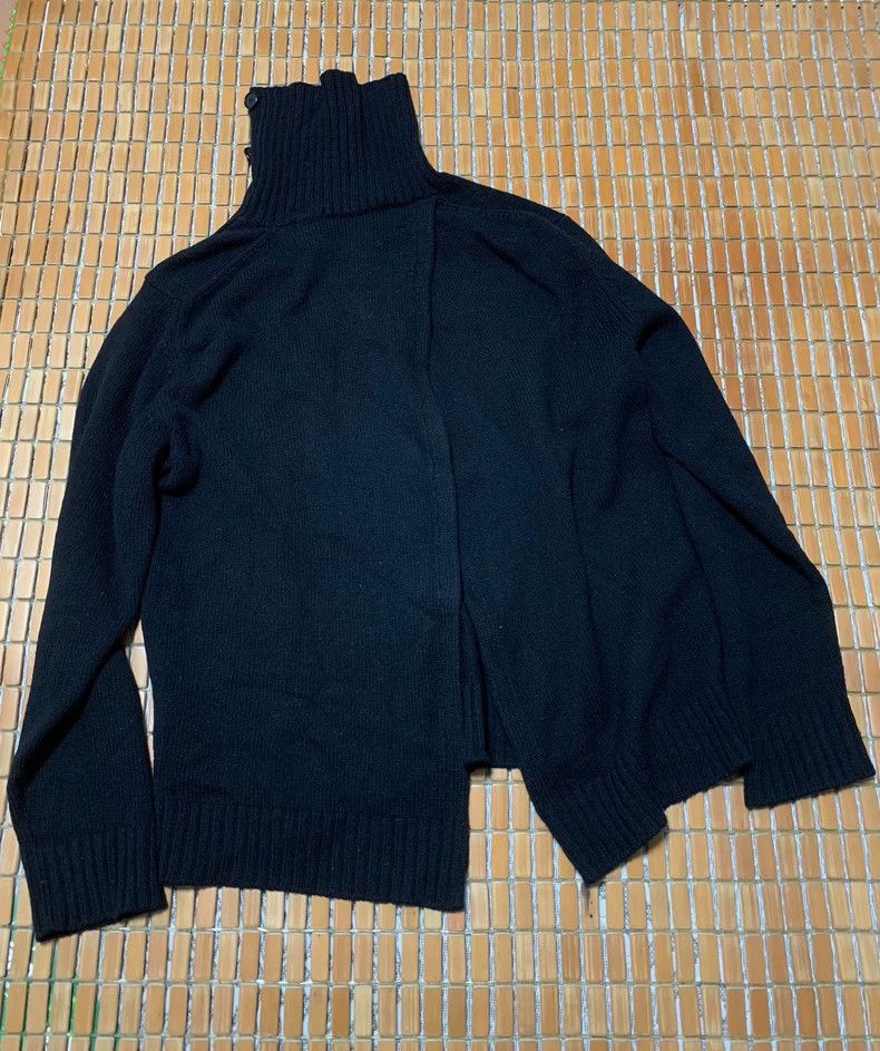 Givenchy Givenchy Deconstructed High-Neck Knit Sweater Size US XL / EU 56 / 4 - 2 Thumbnail