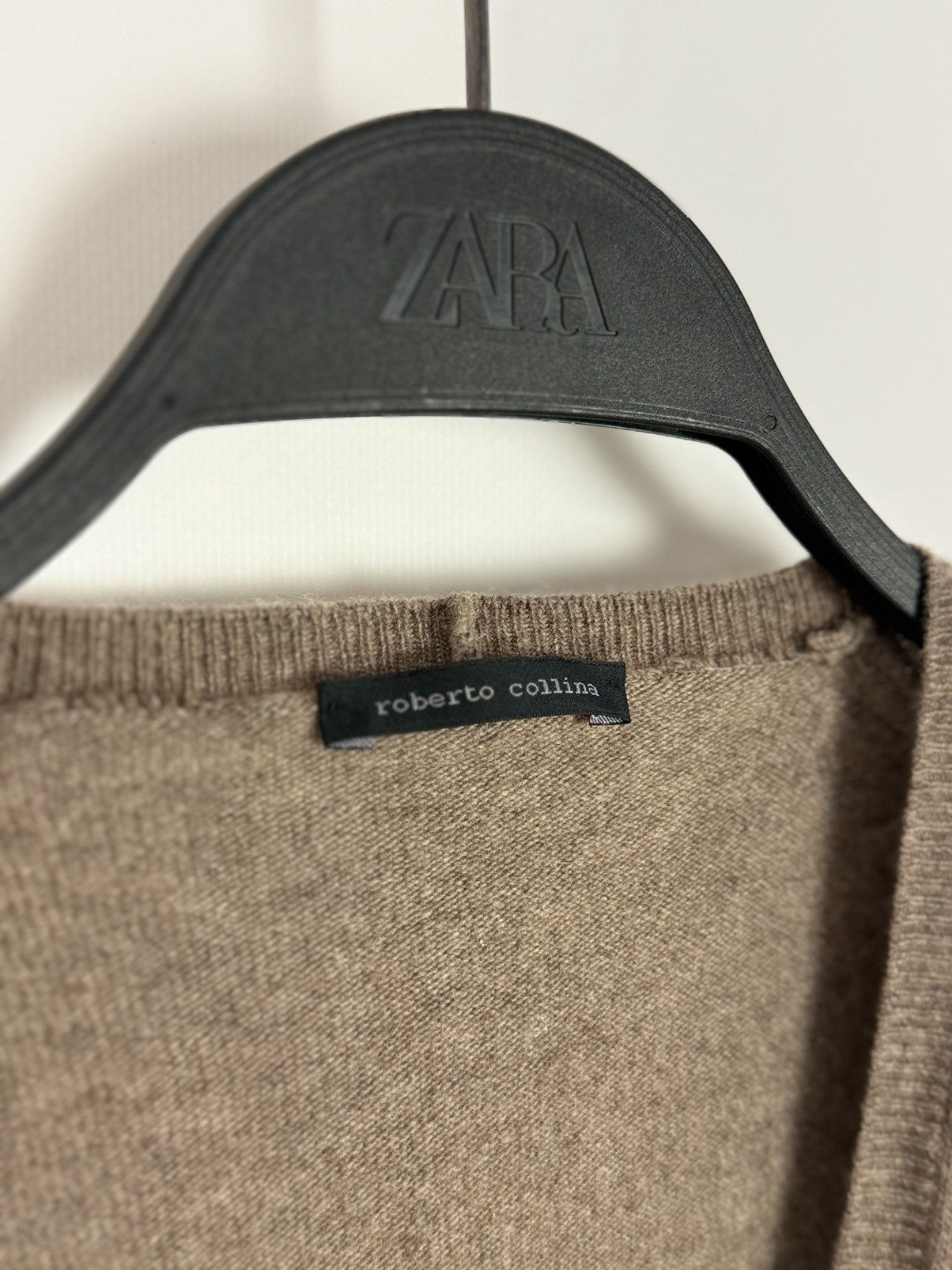 Roberto Collina Roberto Collina Brown Wool Cardigan Sweater Size M / US 6-8 / IT 42-44 - 6 Thumbnail