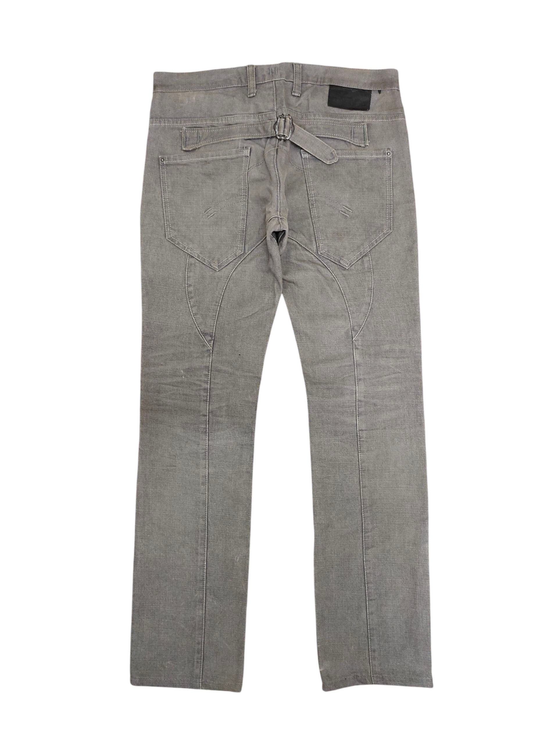 Neil Barrett Neil Barrett Double Knee Jeans - Buckle Back Denim Size US 30 / EU 46 - 8 Thumbnail