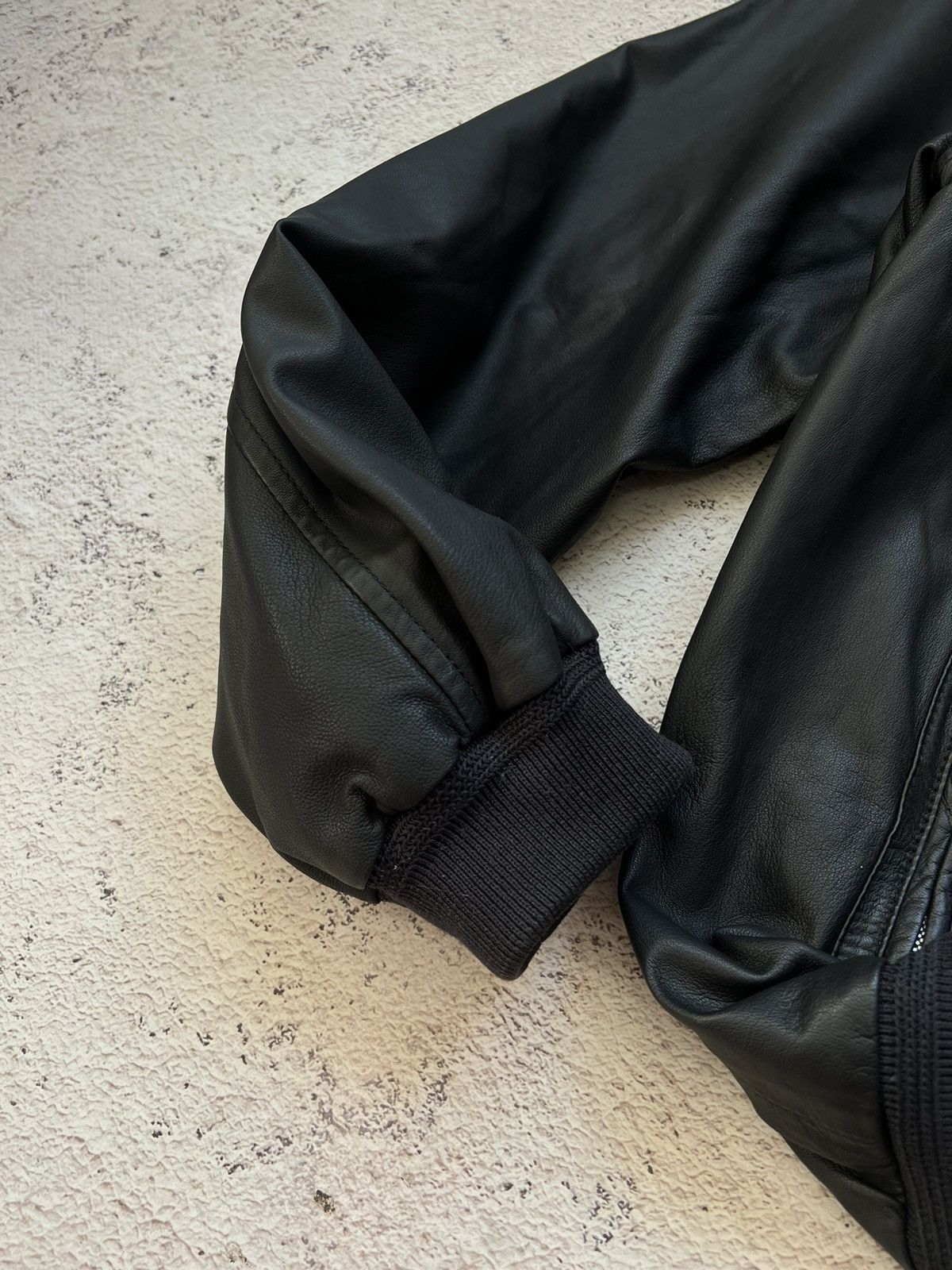 Other MABRUN Luxury Leather Bomber Jacket (MA-1 style) Size US L / EU 52-54 / 3 - 6 Thumbnail