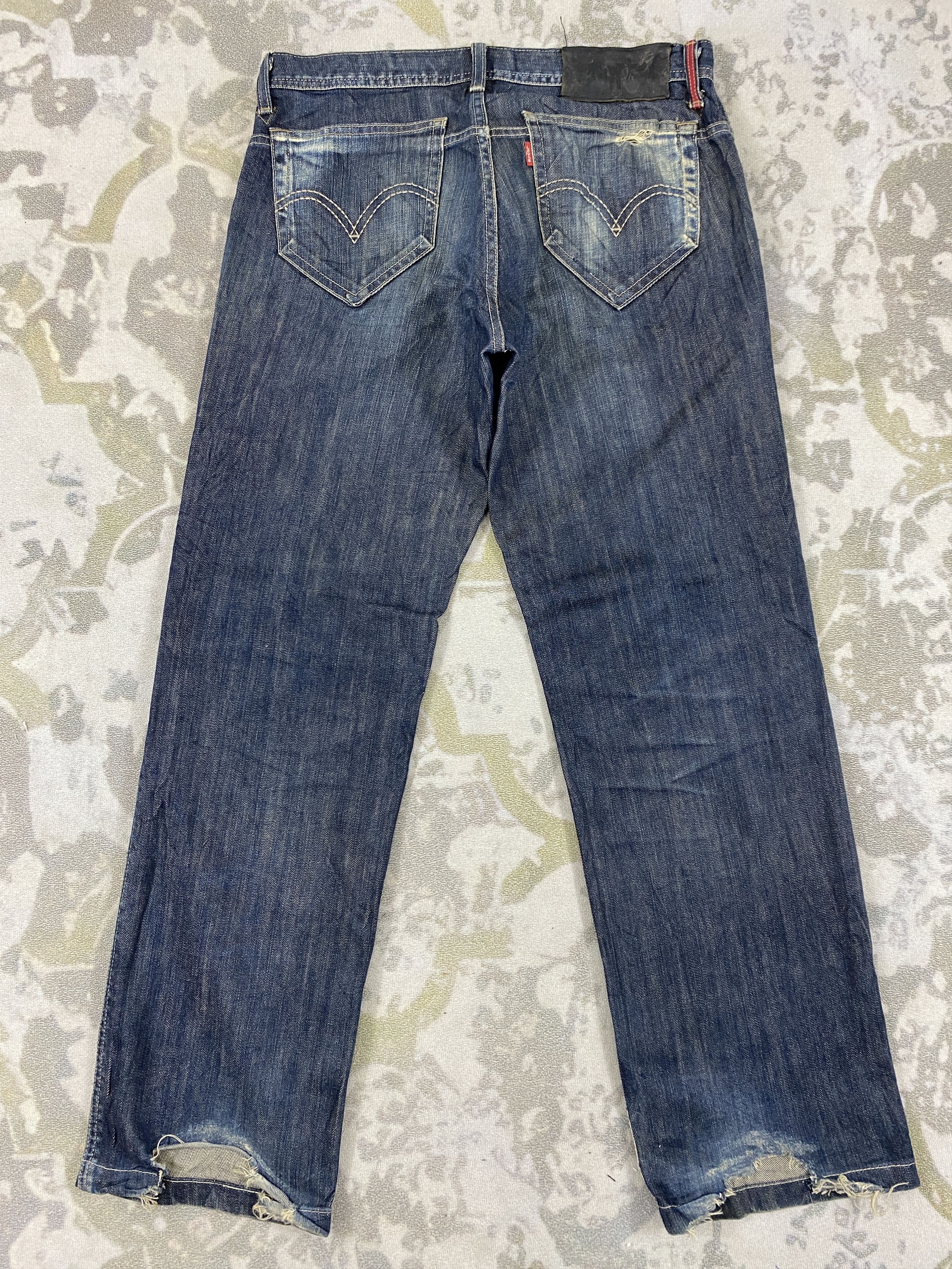 Levi's Distressed Vintage Levi's 704 Jeans 33x29.5 Denim- JN3925 Size US 33 - 2 Thumbnail