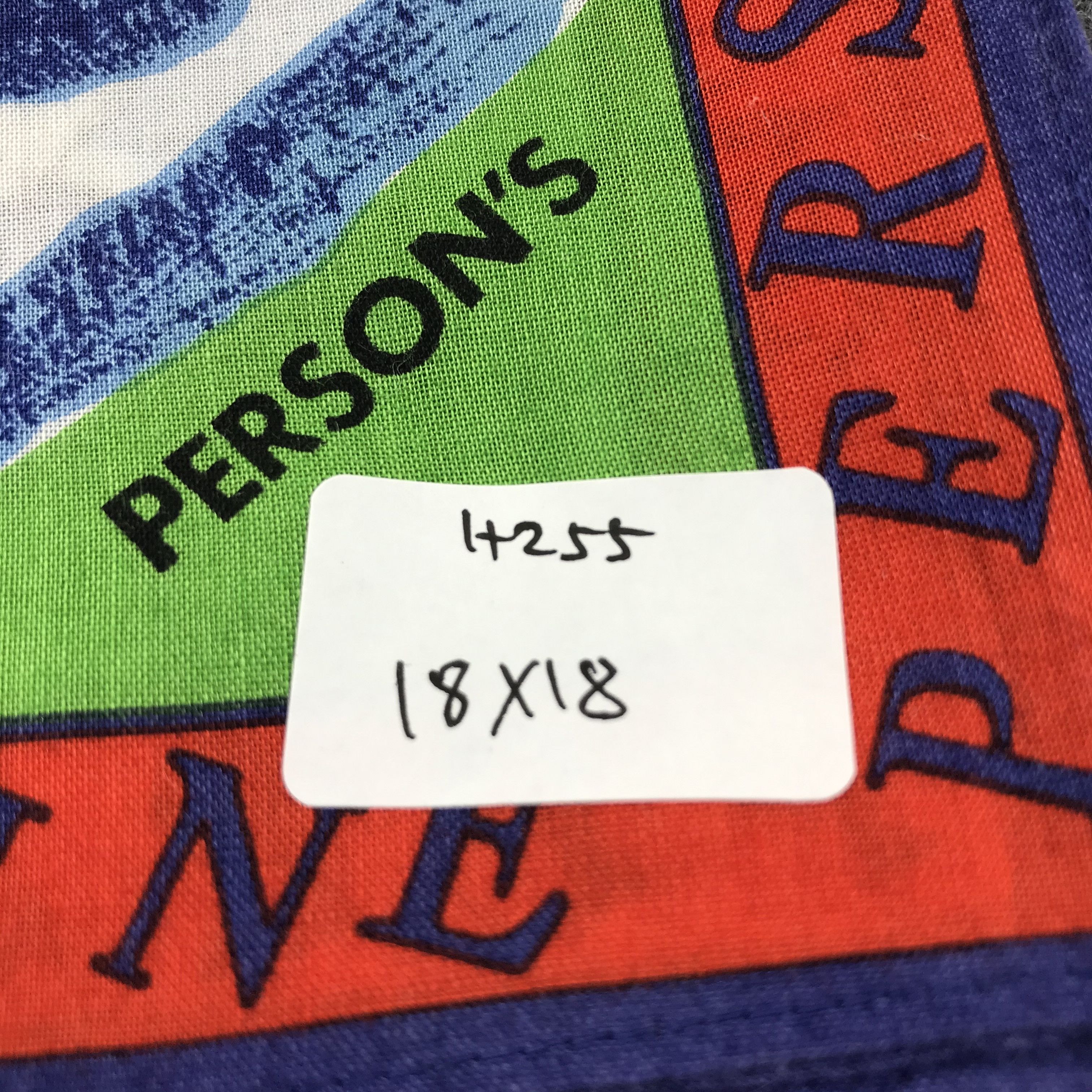 PERSON'S Person's Handkerchief Neckerchief Bandana H255 Size ONE SIZE - 7 Thumbnail