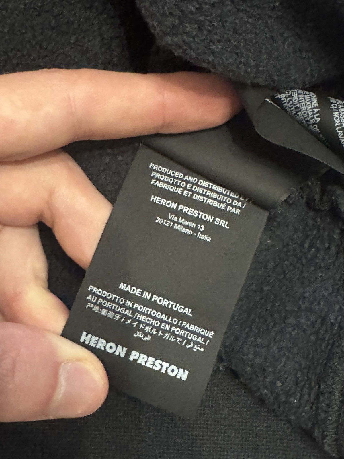 Heron Preston Heron Preston Crane Hoodie Black Orange Logo XL Faded Size US XL / EU 56 / 4 - 11 Thumbnail
