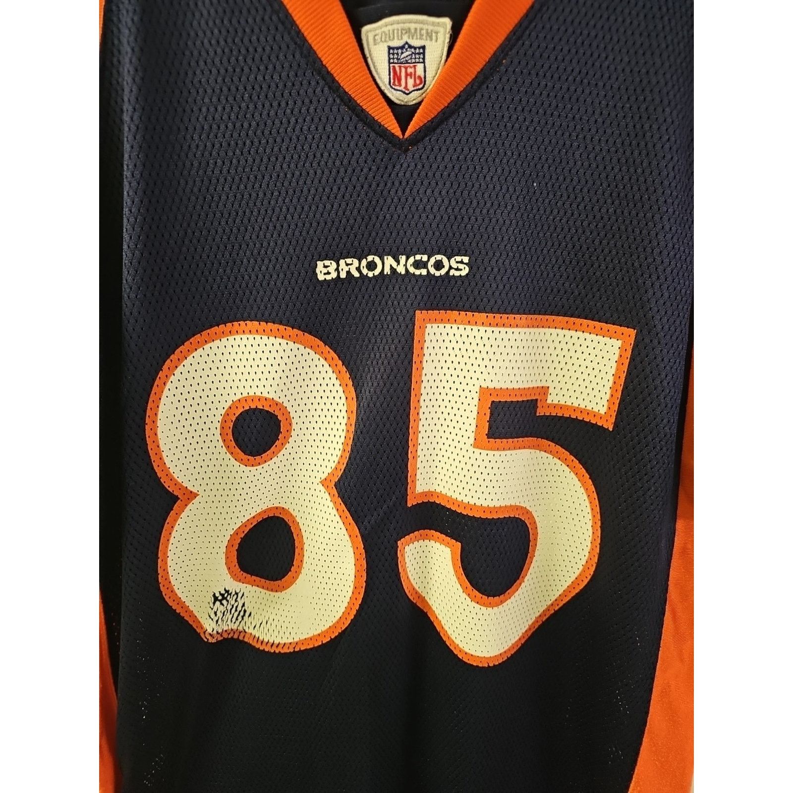 Reebok Reebok On Field Denver Broncos Ashley Lelie #85 Jersey Sz M Size US M / EU 48-50 / 2 - 2 Thumbnail