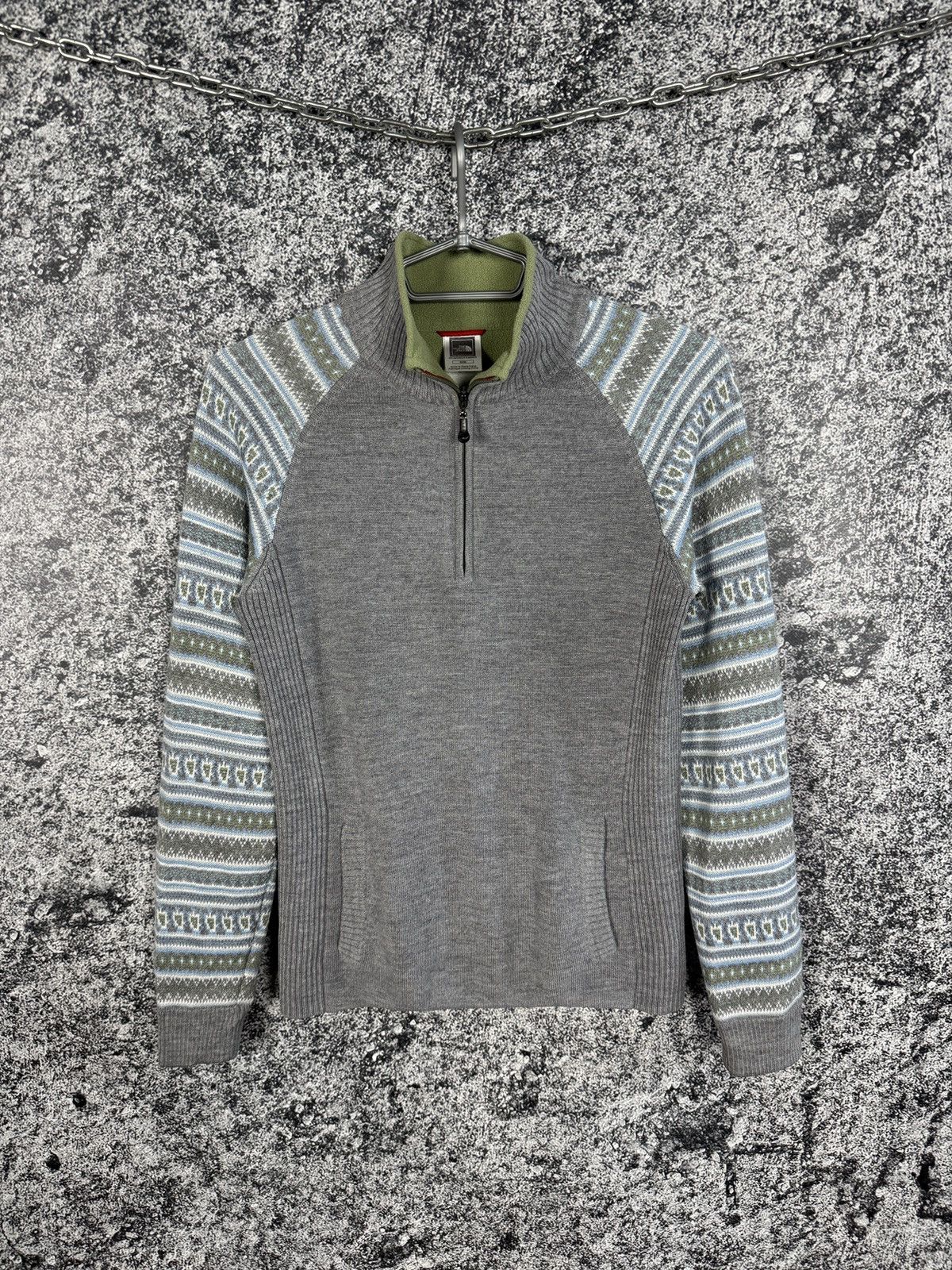 The North Face The North Face Fair Isle Wool Sweater 1/4 Zip Nordic Knit M Size M / US 6-8 / IT 42-44 - 1 Thumbnail