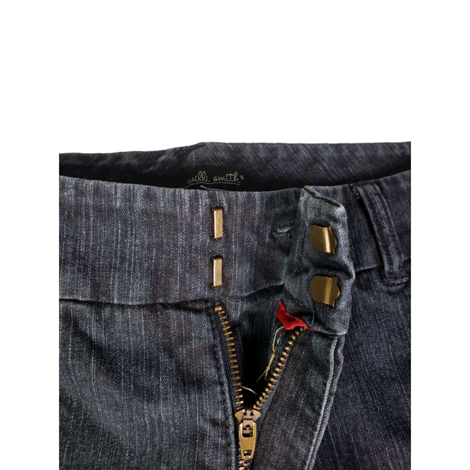 Willi Smith Willi Smith Womens Boot Cut Jeans Size 10 30x30 Mid Rise Medium Wash Blue 30 In Zip Mens? Ladies? Size 32" / US 10 / IT 46 - 3 Thumbnail