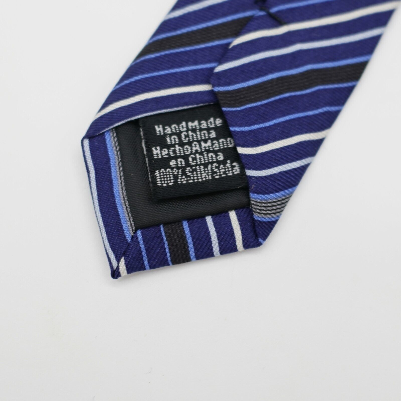 Dockers Dockers Striped Blue Boys Stain Resistant Silk Tie Size ONE SIZE - 5 Thumbnail