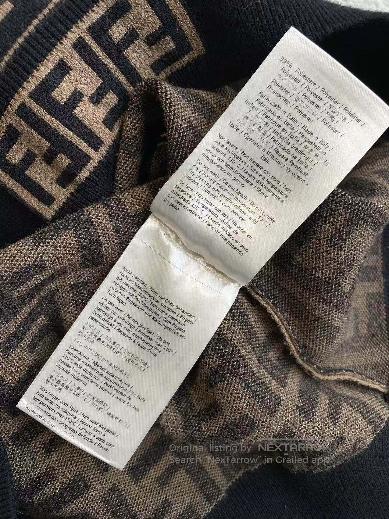 Fendi Fendi The old flower is full of printed knitwear| Size XS / US 0-2 / IT 36-38 - 6 Thumbnail