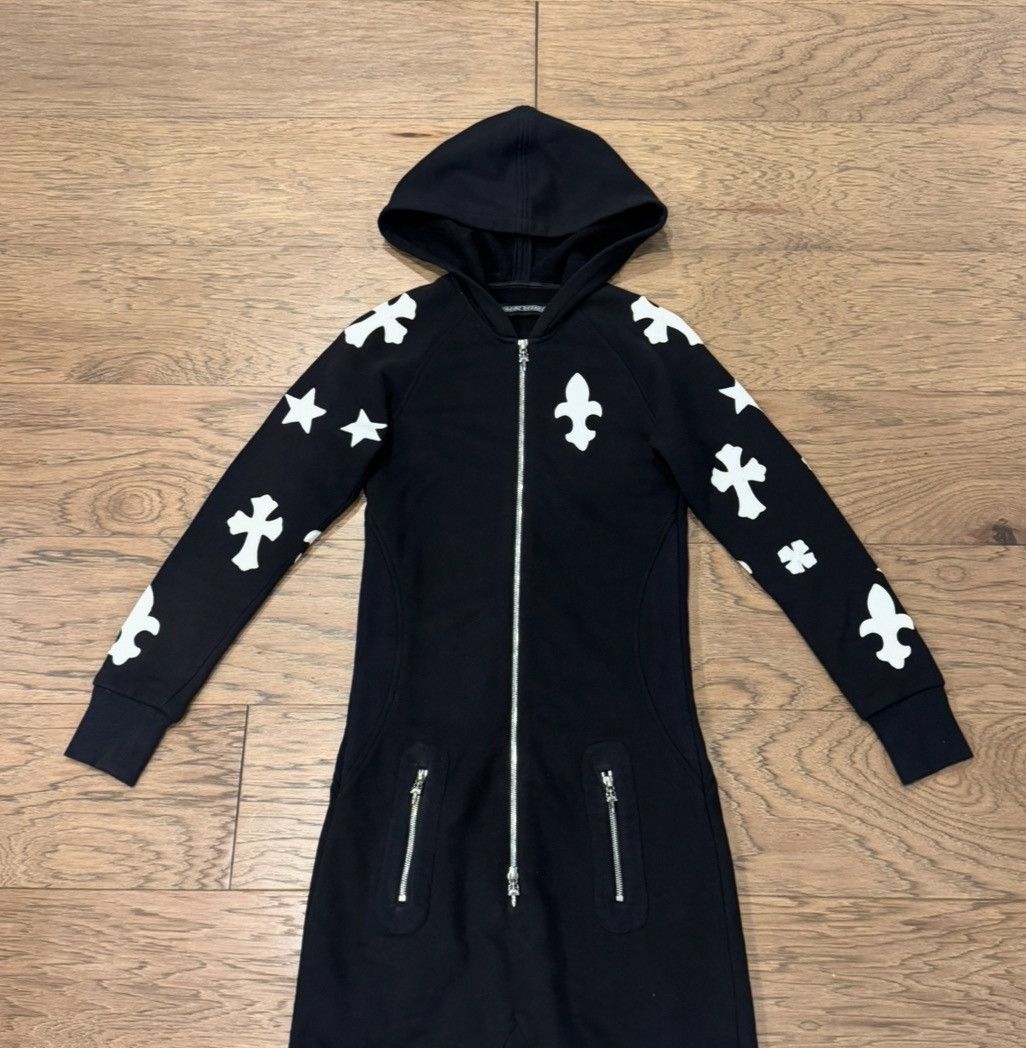 Chrome Hearts Chrome Hearts Multi Motif Leather Patch Onesie Jumpsuit Size US S / EU 44-46 / 1 - 1 Thumbnail