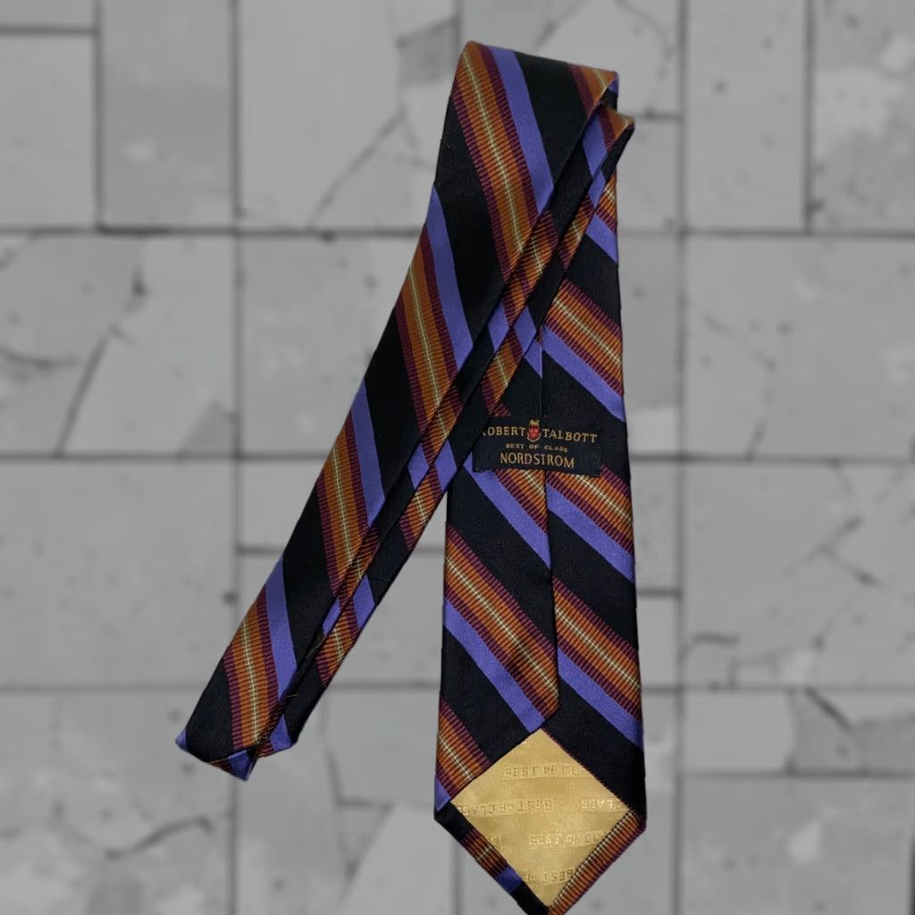 Robert Talbott Nordstrom Robert Talbott Silk Tie Multi Color Striped Tie Men Size ONE SIZE - 1 Thumbnail