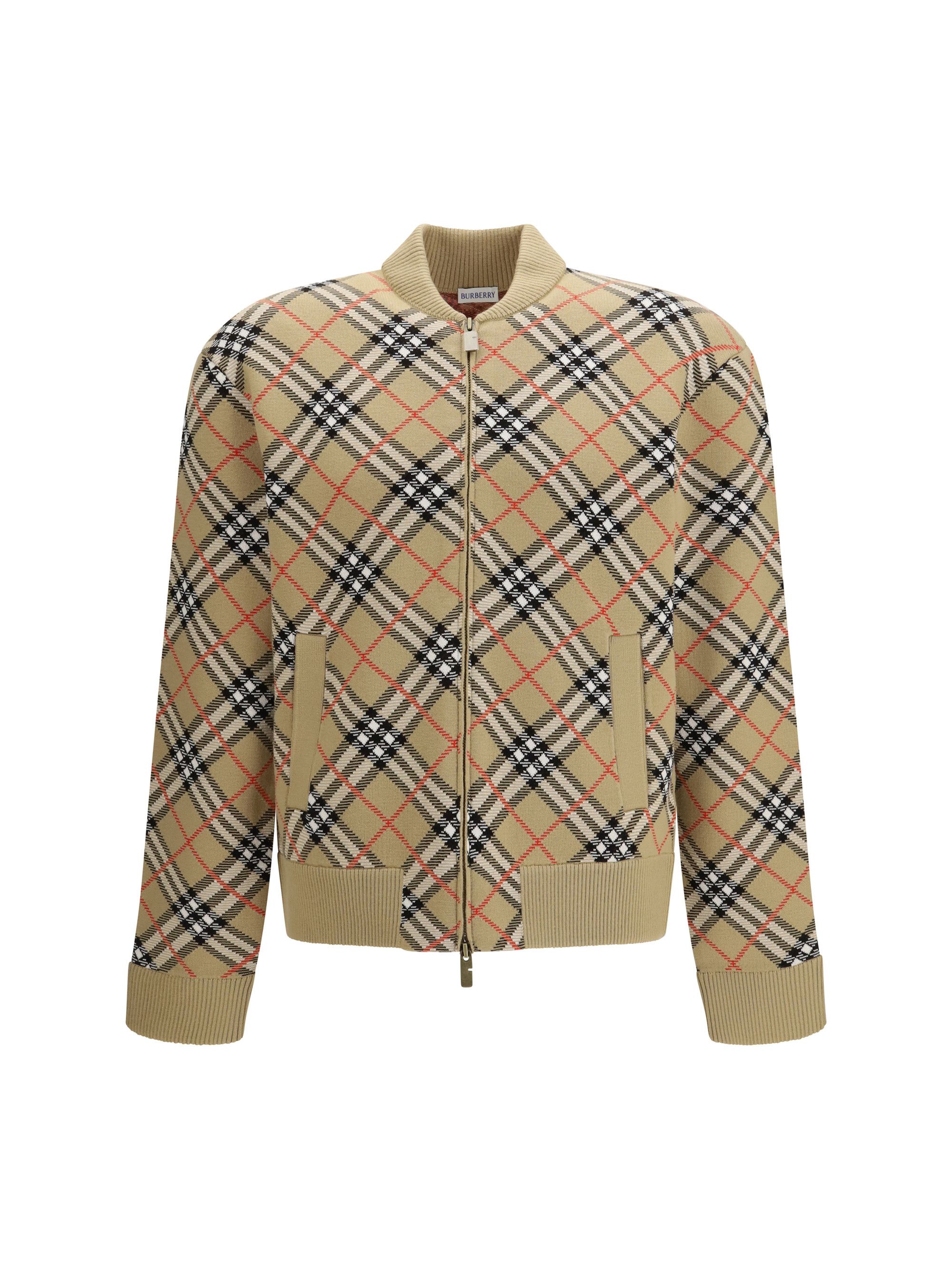 Burberry Vintage Check zip Cardigan Size US L / EU 52-54 / 3 - 1 Thumbnail