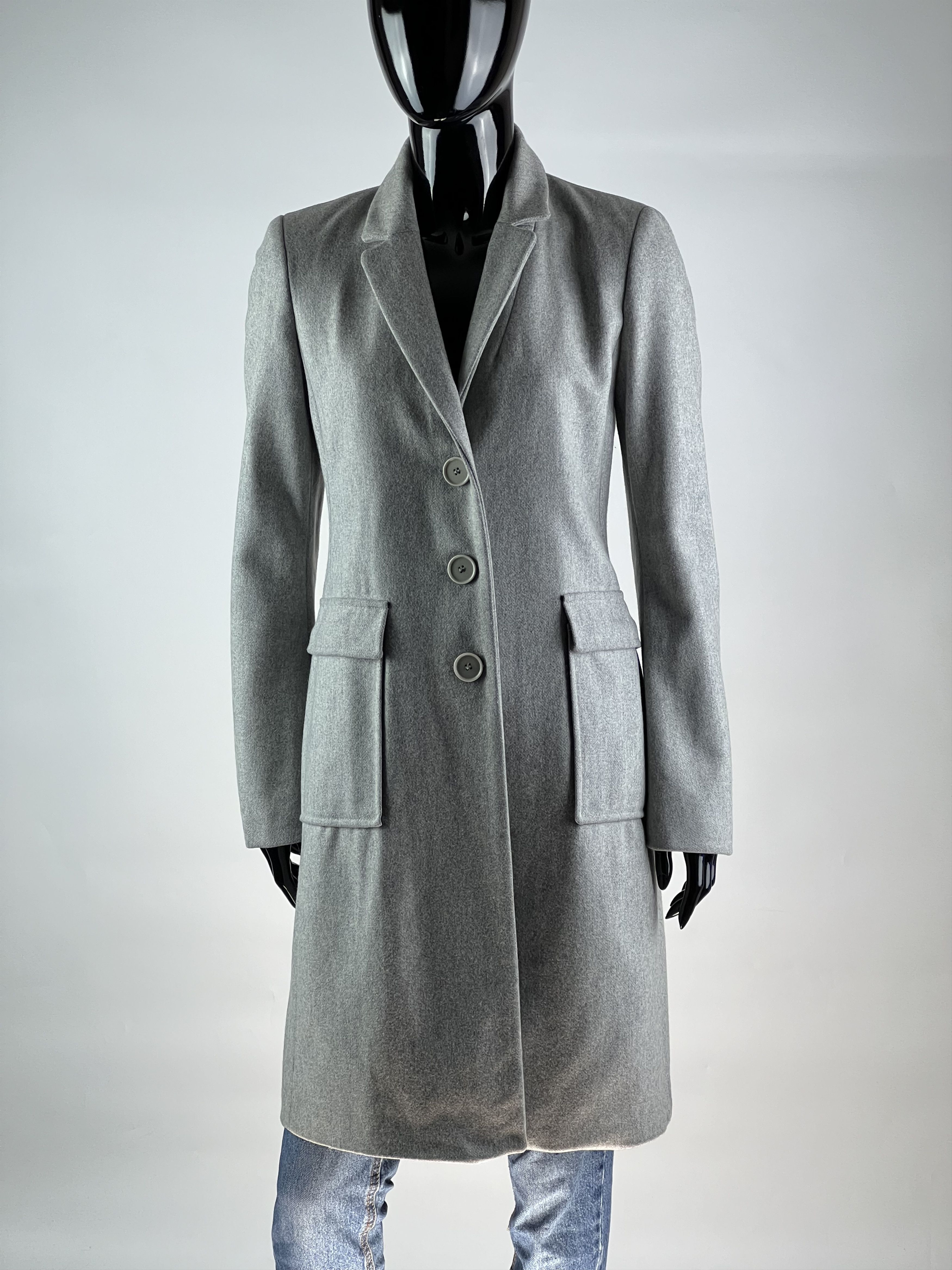 Maje Maje Gray Wool Coat Size 36 Size S / US 4 / IT 40 - 1 Thumbnail